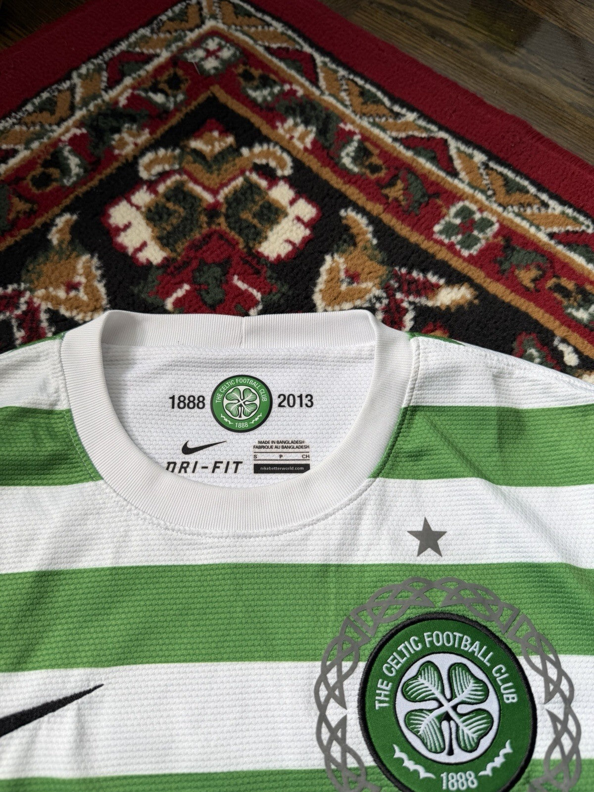 Celtic 2012 2013 Home Shirt Anniversary Football Soccer Jersey Nike Mens Size S