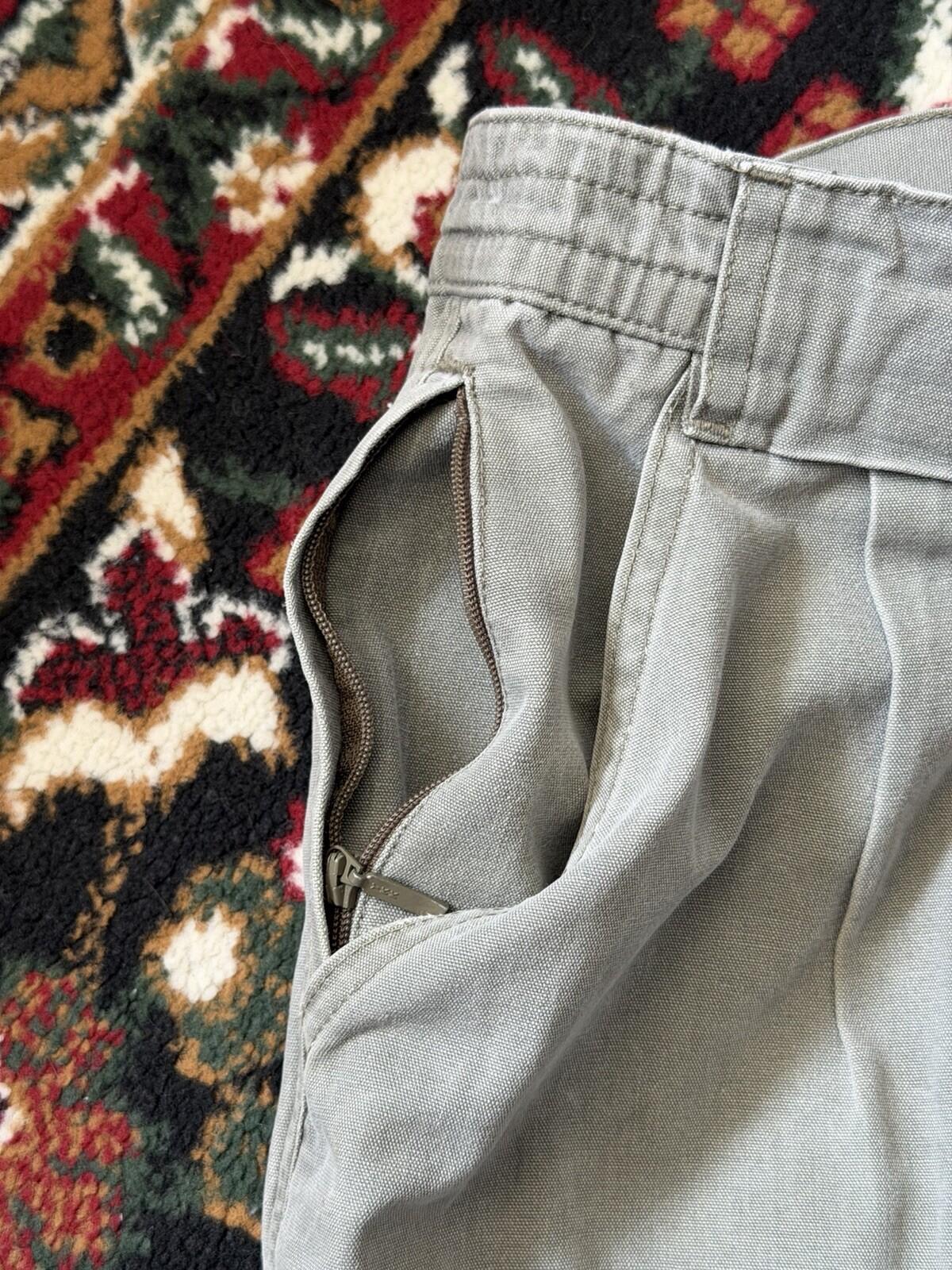 90s Eddie Bauer Vintage Convertible Zip Off Pants Men's 34/32 Hunting Hiking