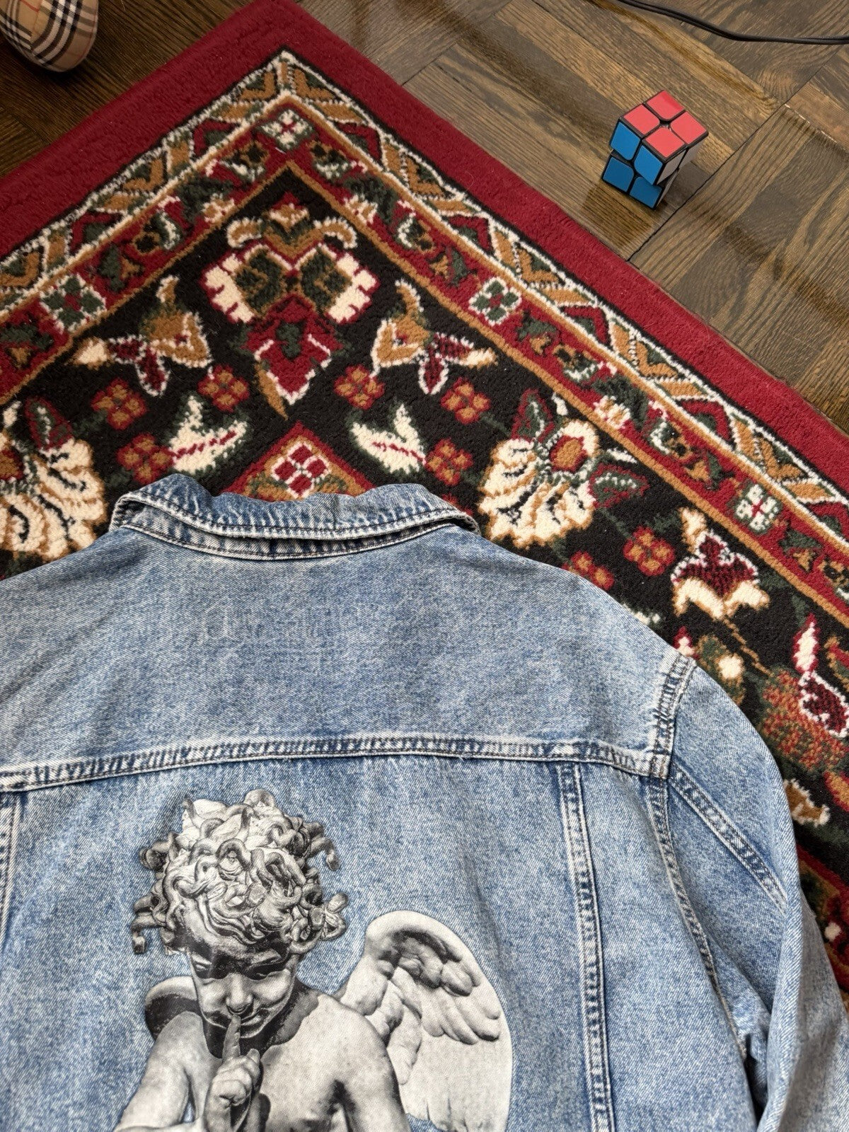 Limited Release H&M Young Thug 2018 Eurpoean Tour Cherub Denim Jacket Medium