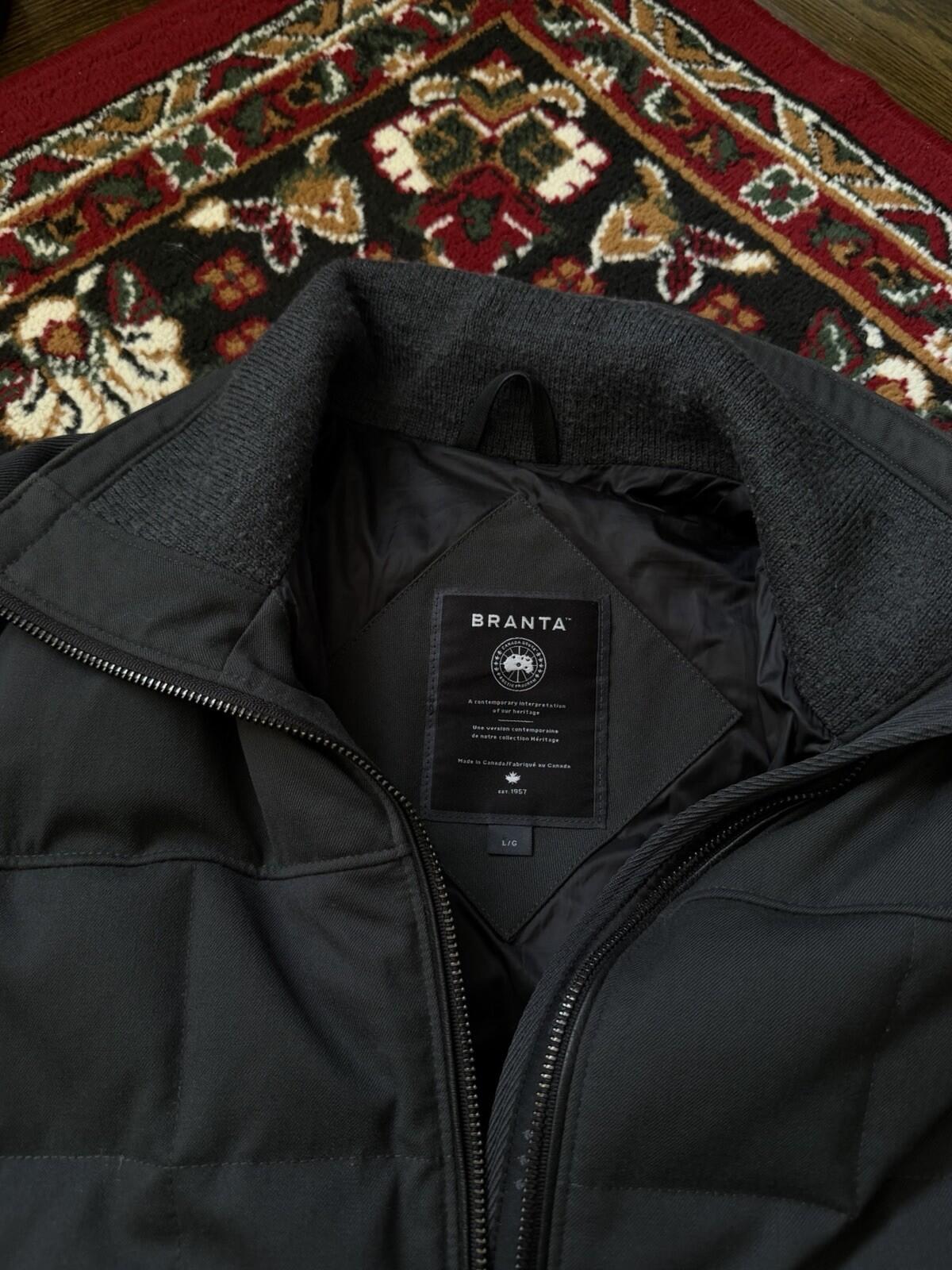 Canada Goose Branta 2721M Down Hybrid Jacket Men's Large Black Made in Canada