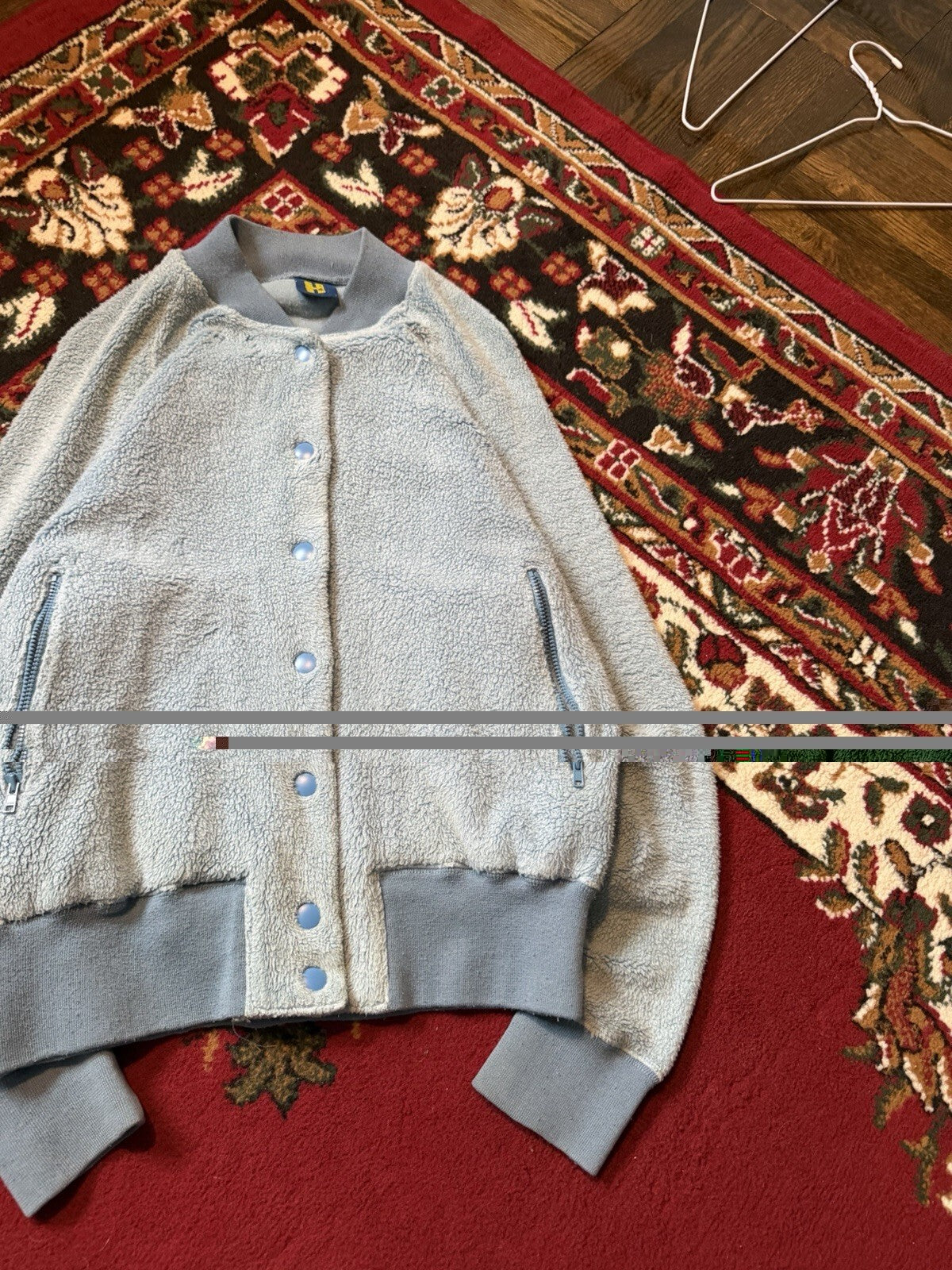 00s Hysteric Glamour Terry Varsity Track Jacket Full Zip Sweater