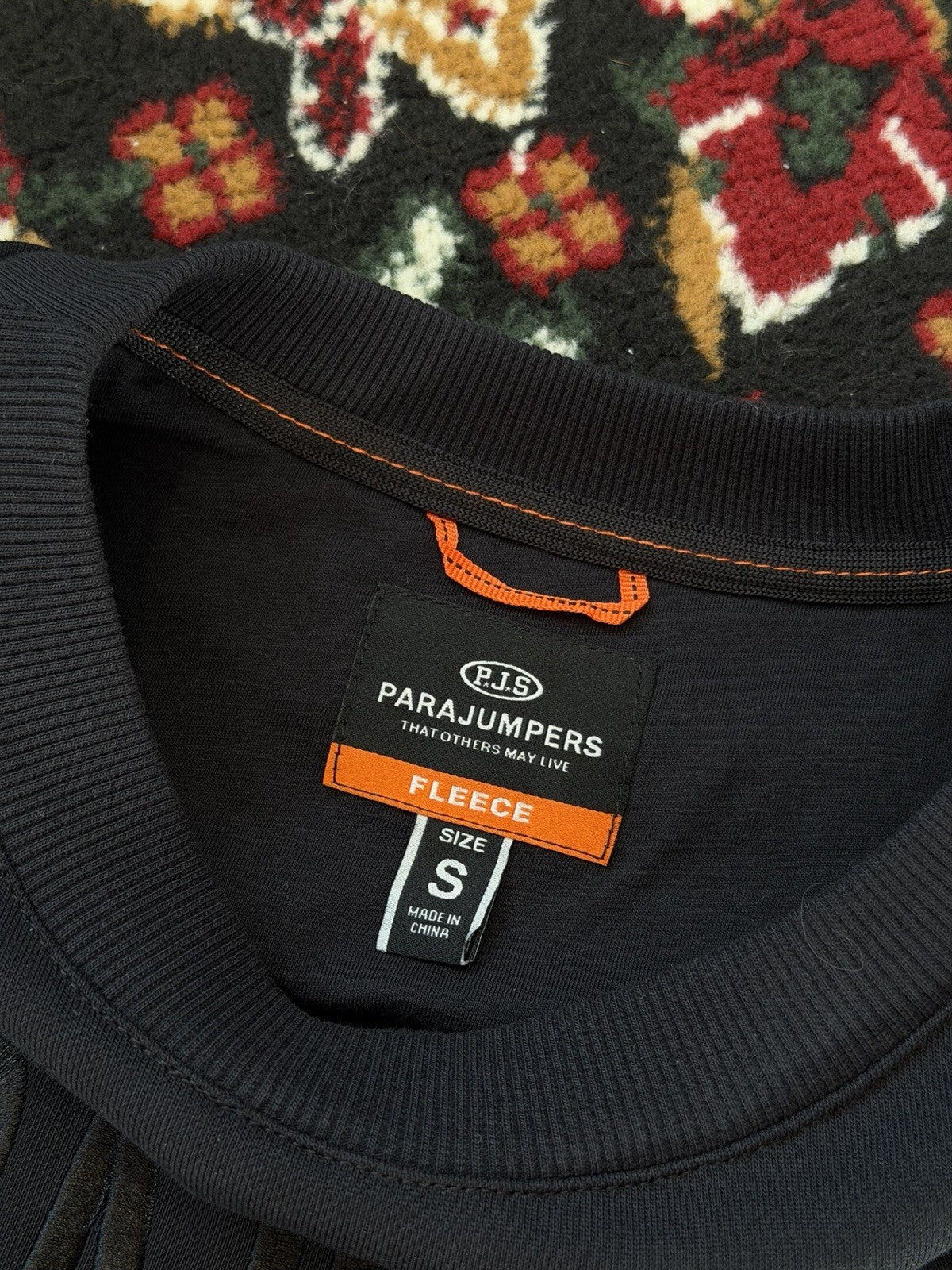 Parajampers Logo Basic Crewneck Sweatshirt Patched Sweater Womens