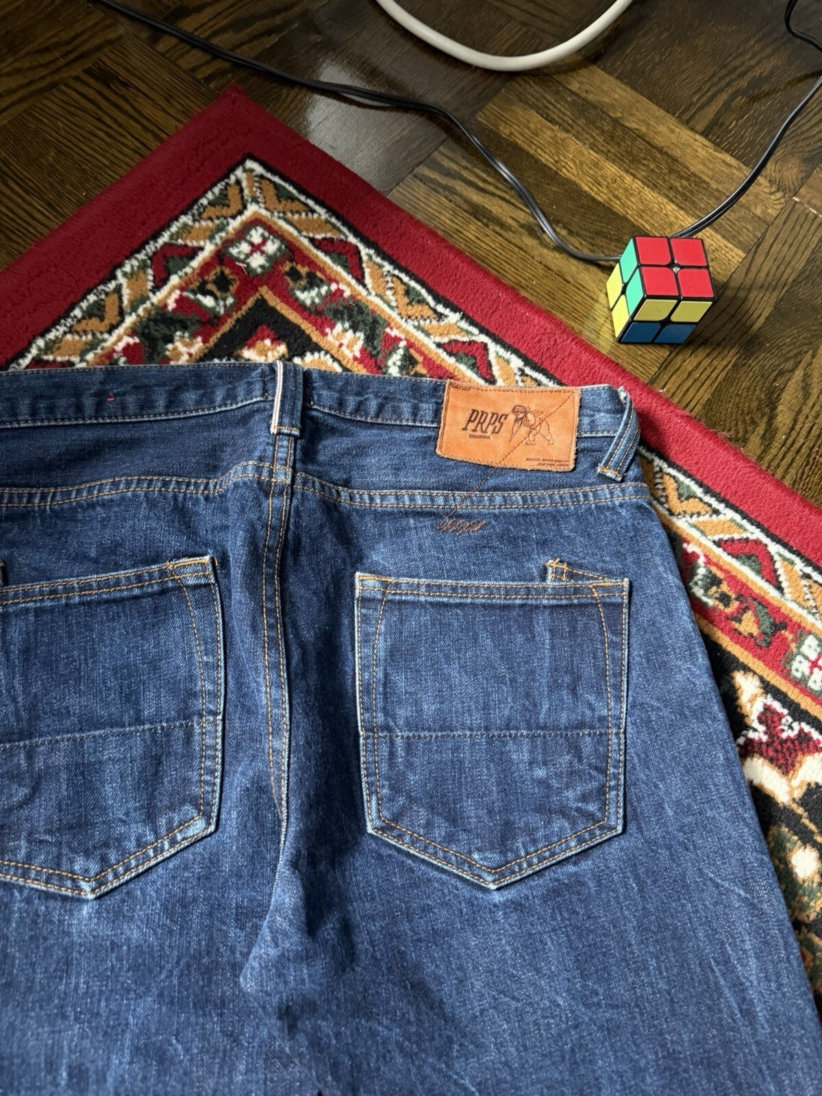 PRPS Selvedge Denim Jeans Janpanese Distressed Cotton Men's 33