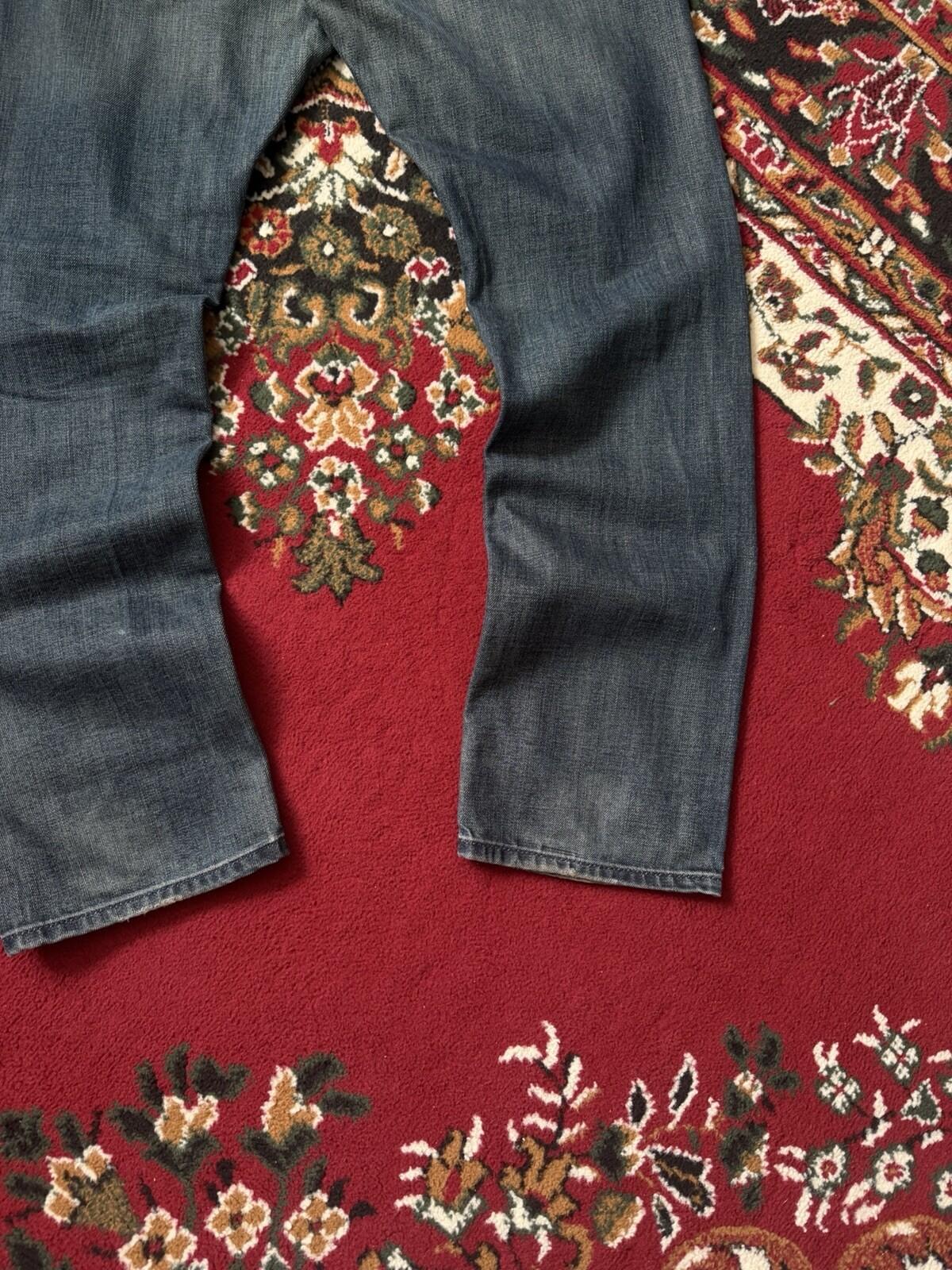 Acne Jeans Washed Classic Straight Leg Dark Wash Denim Cotton Mens 34/32