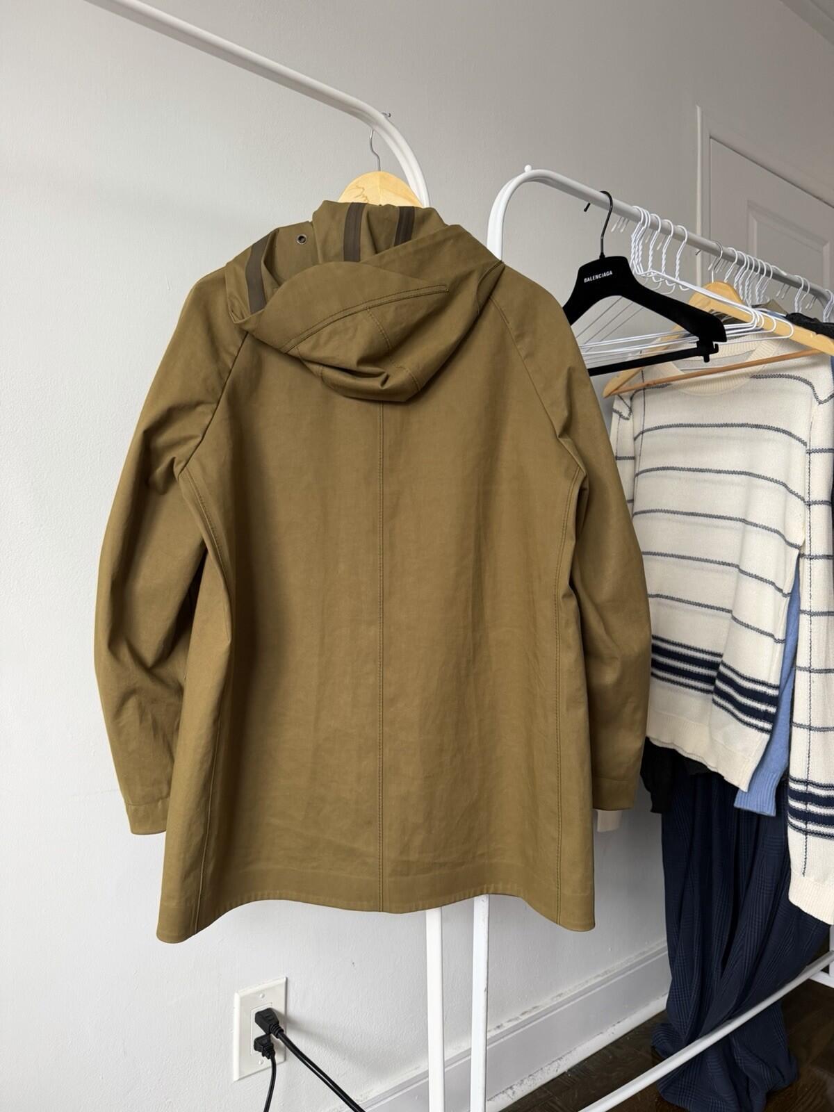 Comme des Garcons X Sealup Olive Membrane Parka / Raincoat Jacket Size M