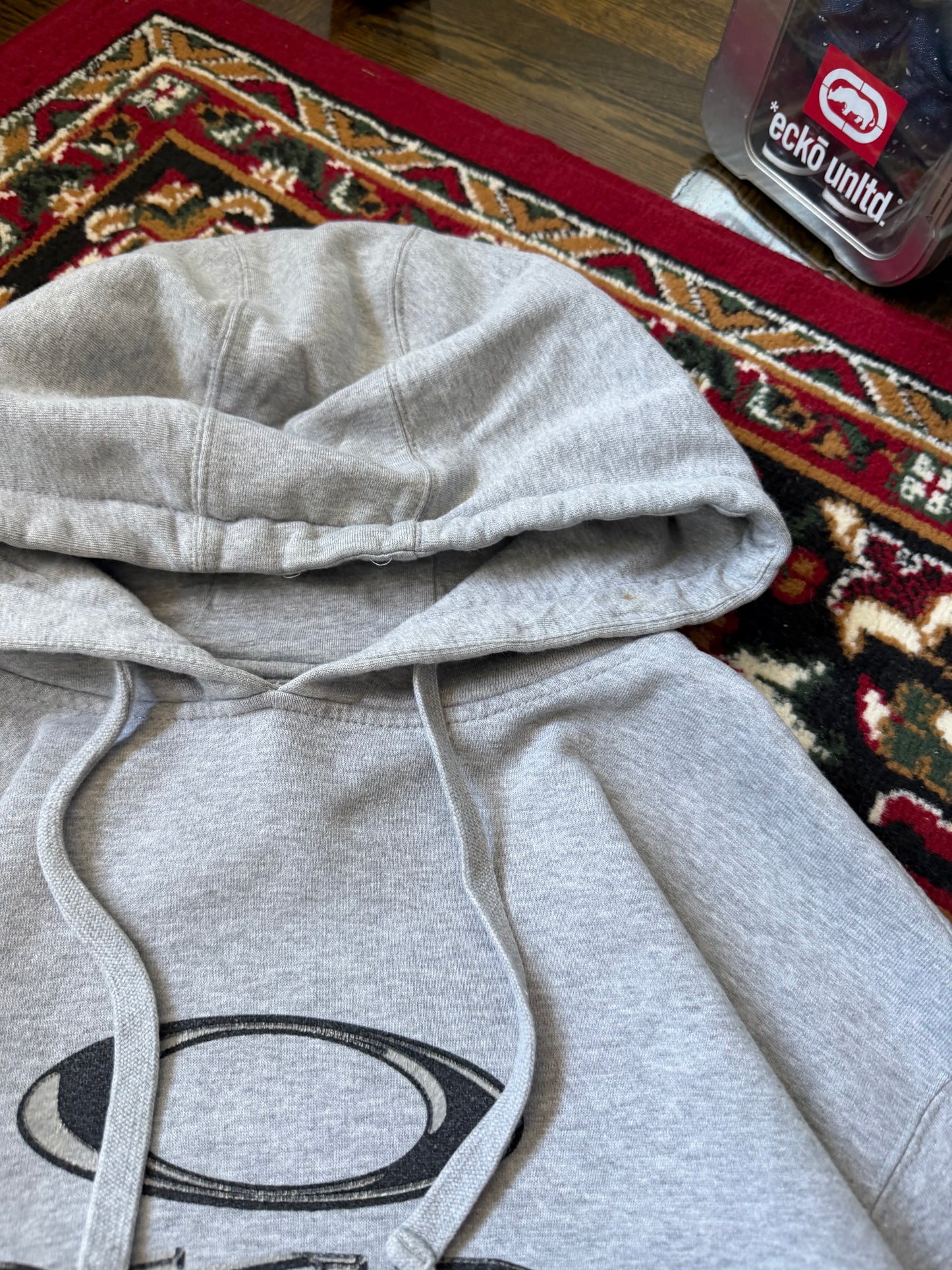 Oakley Center Logo Gray Hoodie