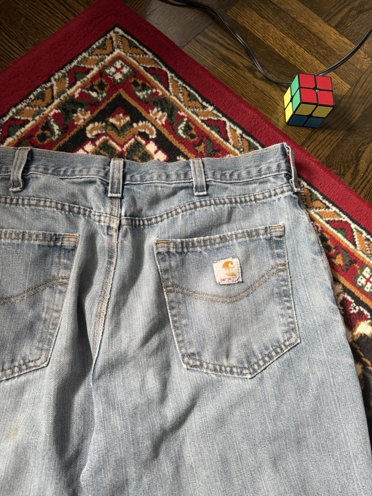 Carhartt Relaxed Fit Vintage Distressed Jeans Size 36x30 Y2K