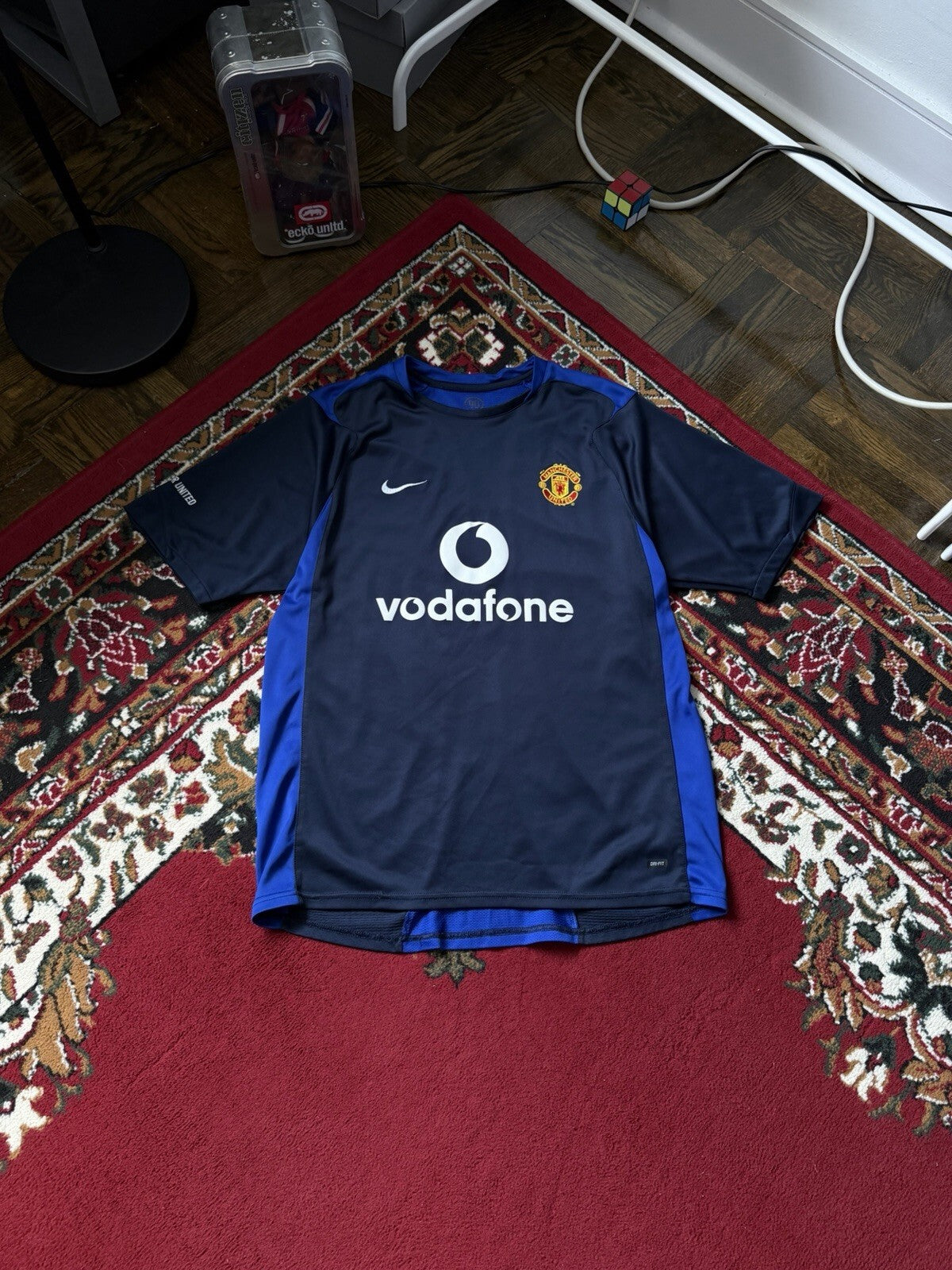 Manchester United 2004/2005 Training Pre-Match Football Soccer Shirt Jersey Nike