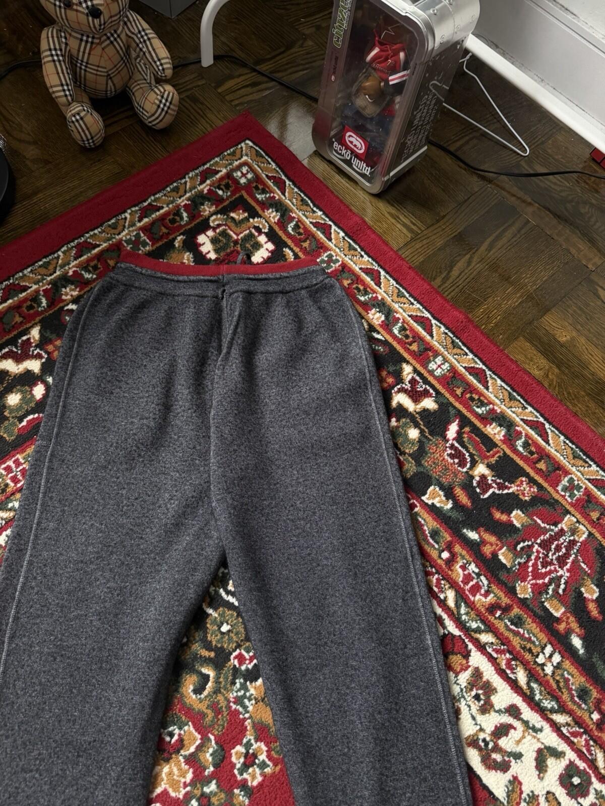 Loro Piana Cashmere Wool Gray Sweatapants Pants