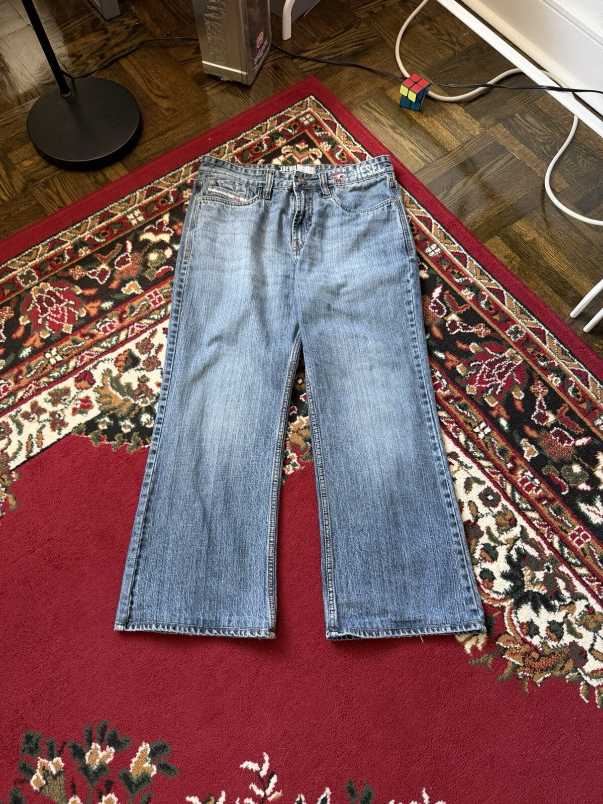 Diesel Washed Jeans Bootcut Jeans Size 34 Flared