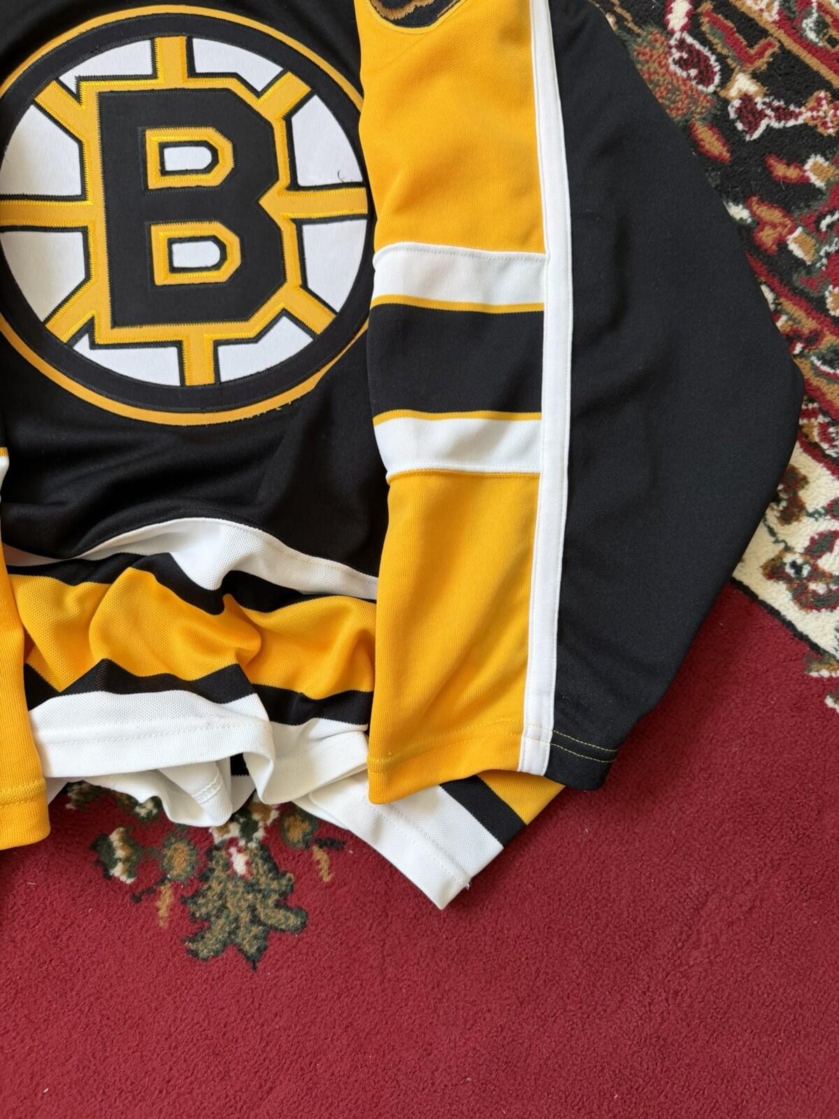 VTG 90s Ccm Boston Bruins Black Bears Classic NHL Hockey Jersey Mens XL*