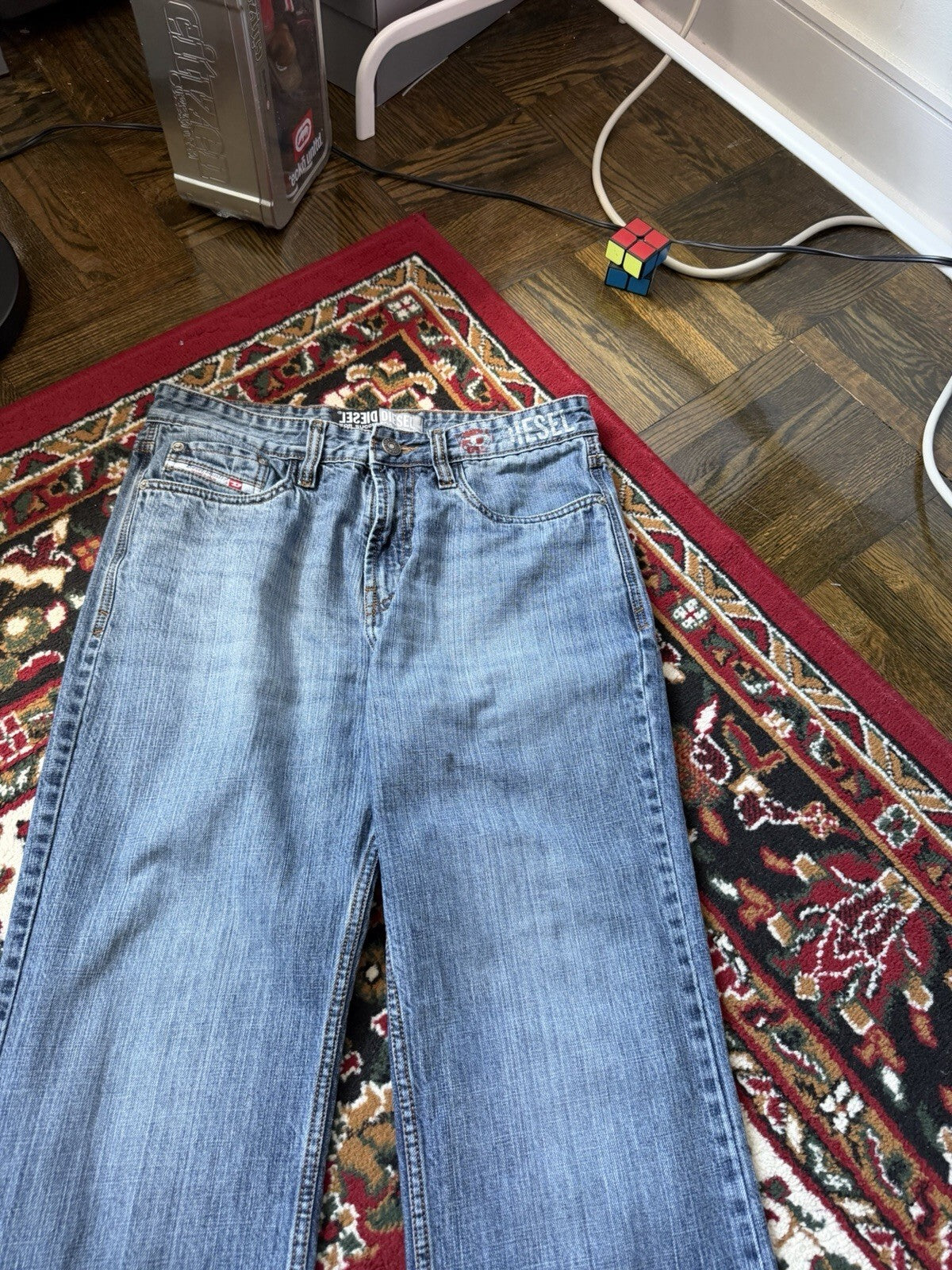 Diesel Washed Jeans Bootcut Jeans Size 34 Flared