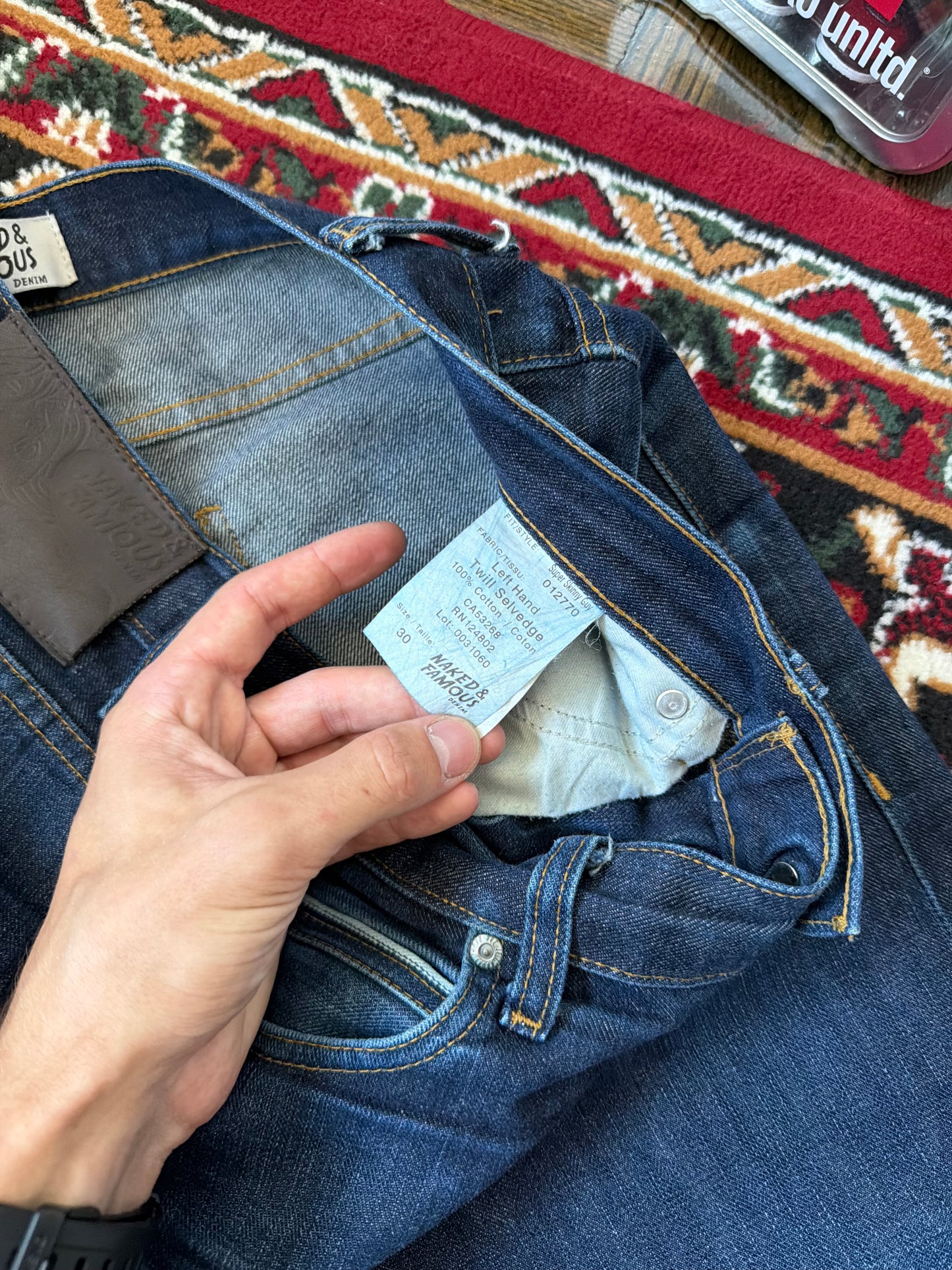 Naked Famous Left Hand Twill Selvedge Jeans