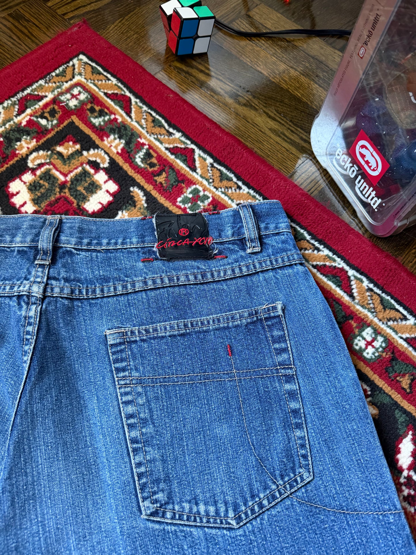 Y2K Fubu Circa Baggy Denim Shorts - Jorts