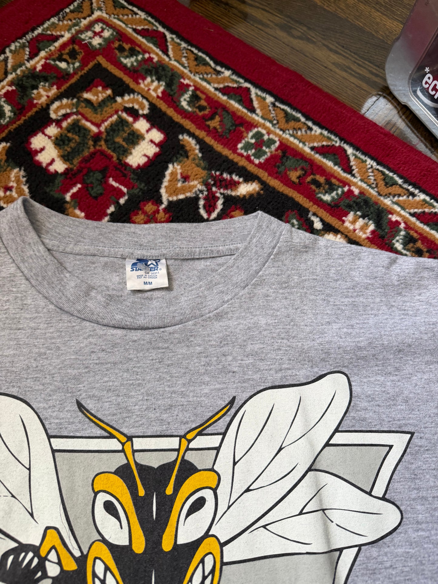 CHL Vintage Sarnia Sting Starter Tee T-shirt 90s