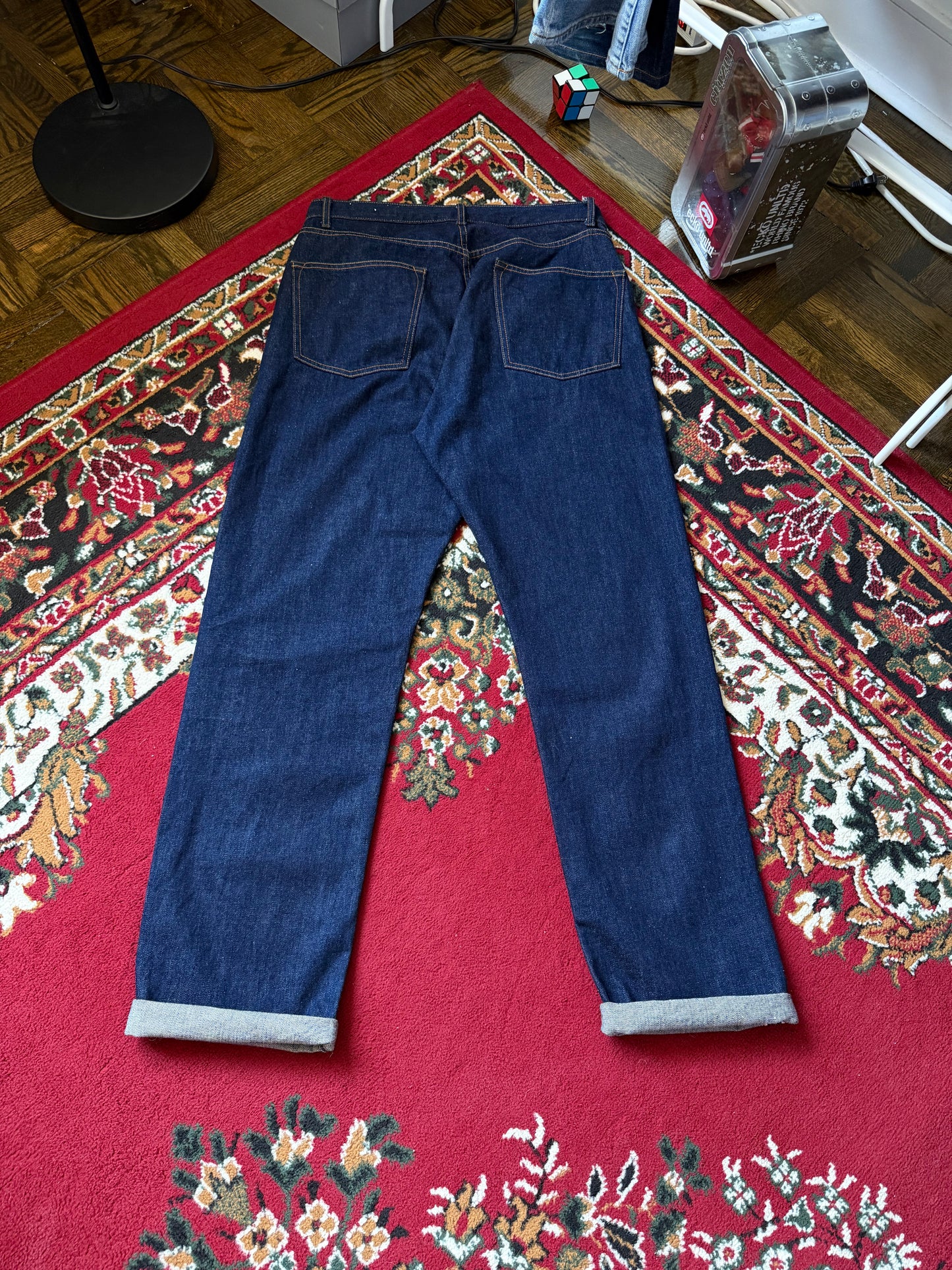 Imogene + Willie Mens Hank Straight Selvedge Raw Denim Jeans