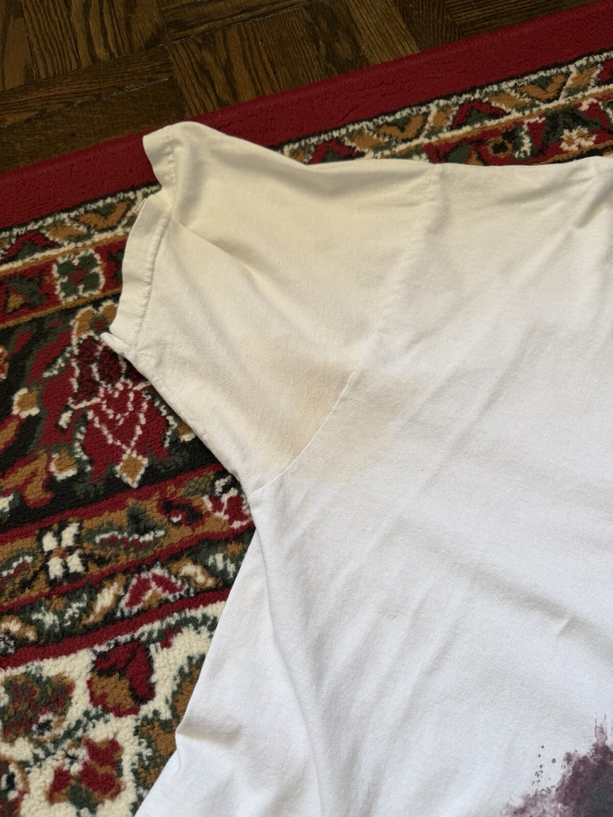 Inglourious Basterds War Tarantino Bullet Holes Shirt Movie Promo XXL Brad Pitt