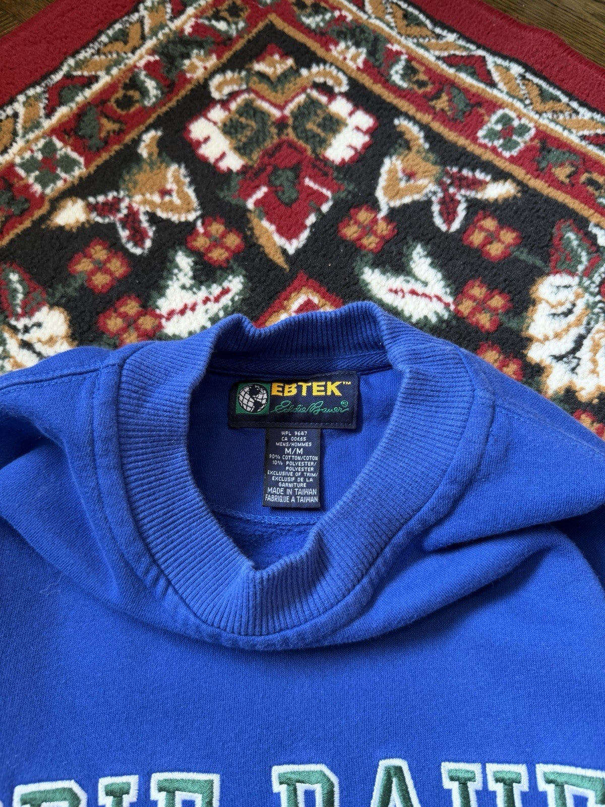 90s Vintage Ebtek Spell Out Logo Eddie Bauer Sweatshirt Crewneck M