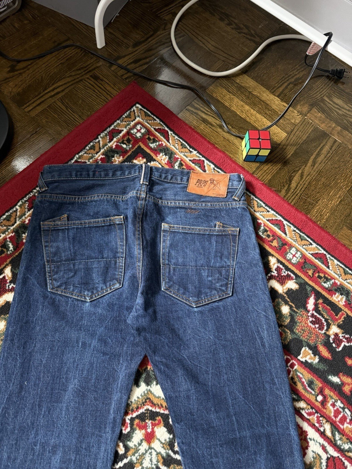 PRPS Selvedge Denim Jeans Janpanese Distressed Cotton Men's 33
