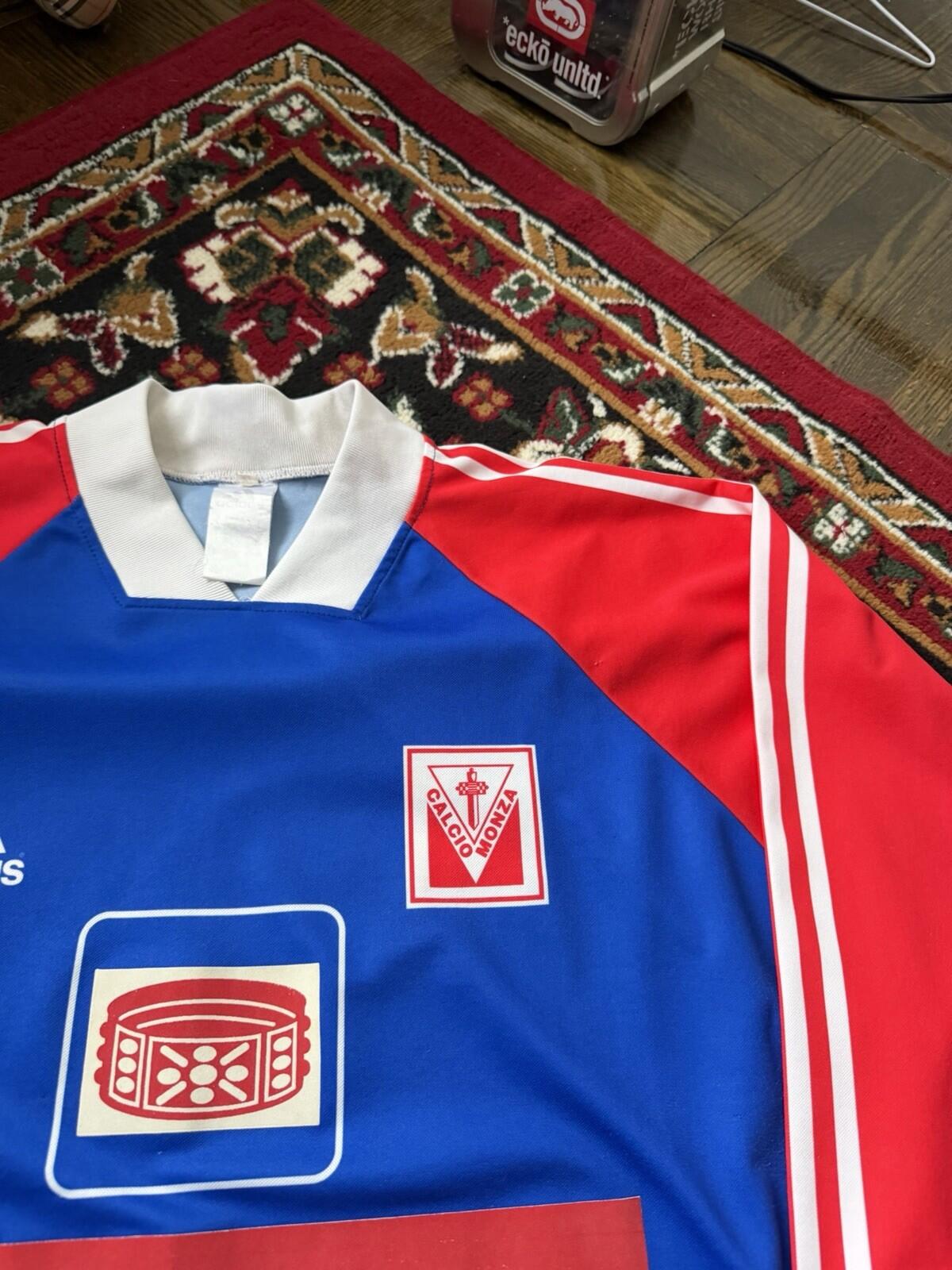 Vintage Monza Calcio Topic 1998/1999 Adidas Football Shirt Jersey Match Worn