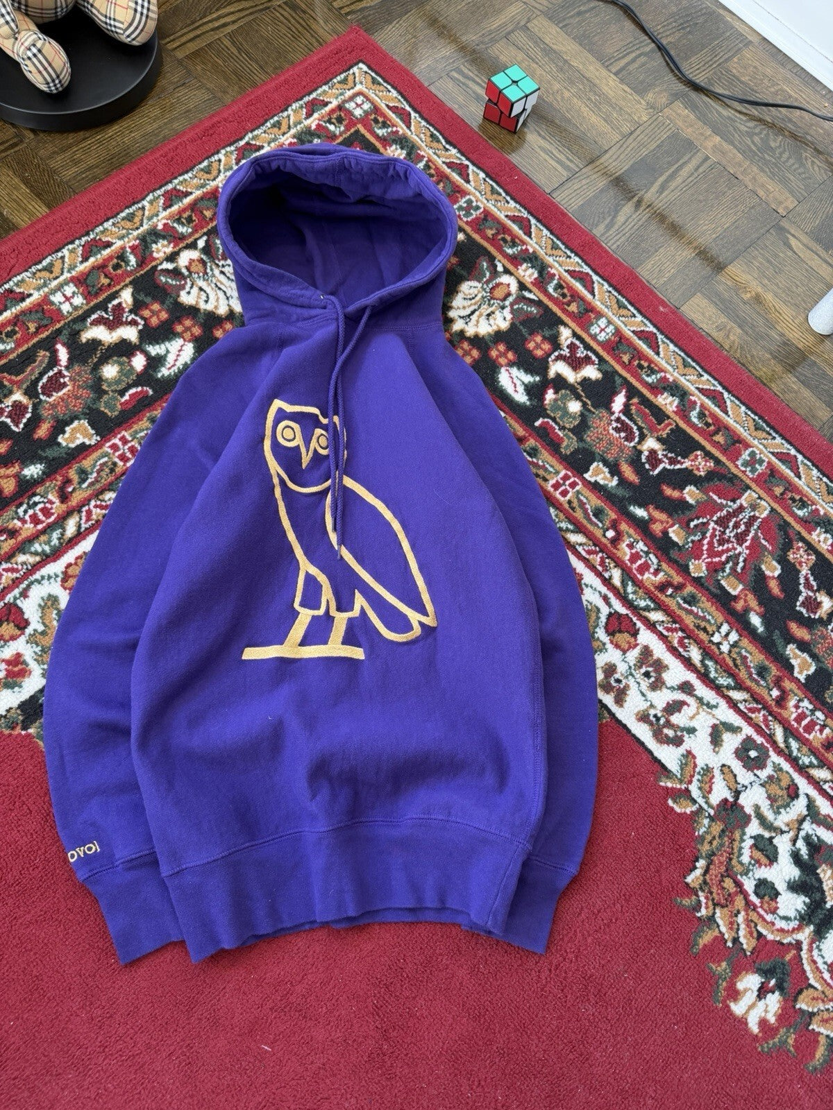 Octobers Very Own OG Purple & Gold Owl Hoodie Drake OVO READ DESCRIPTION