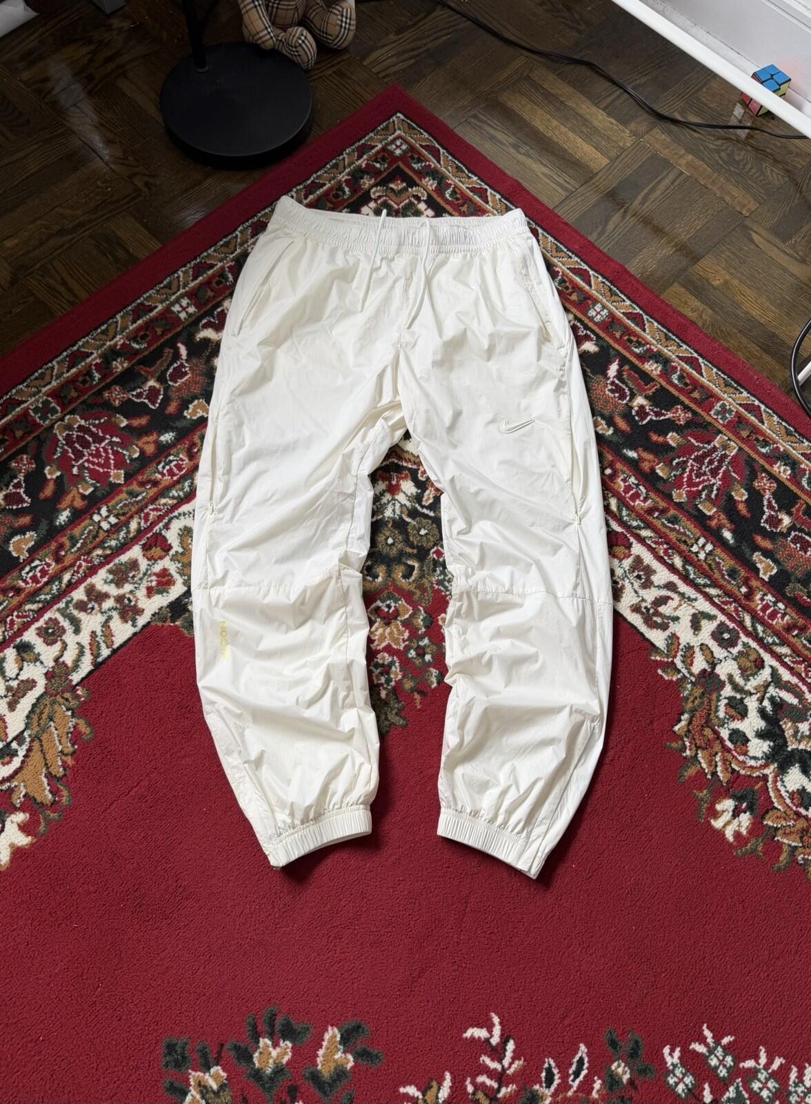Nike x Drake Crossover NOCTA Golf Woven Pants Sail White DJ5588-133 Mens Size M
