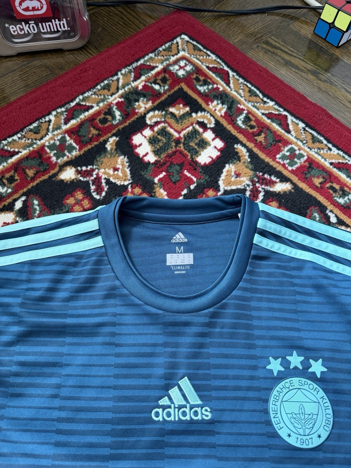 Men's Adidas Fenerbahce SK 2018/2019 Away Soccer Football Shirt Jersey Size M