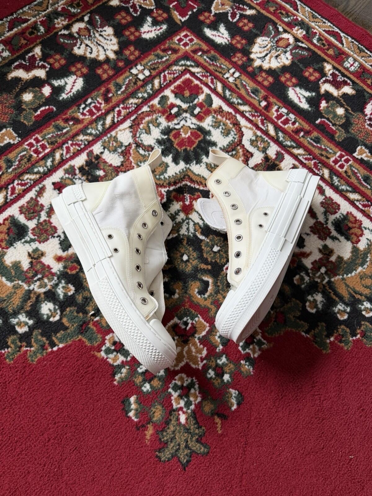 Dior B23 High Top Sneaker White Size 39 1/2