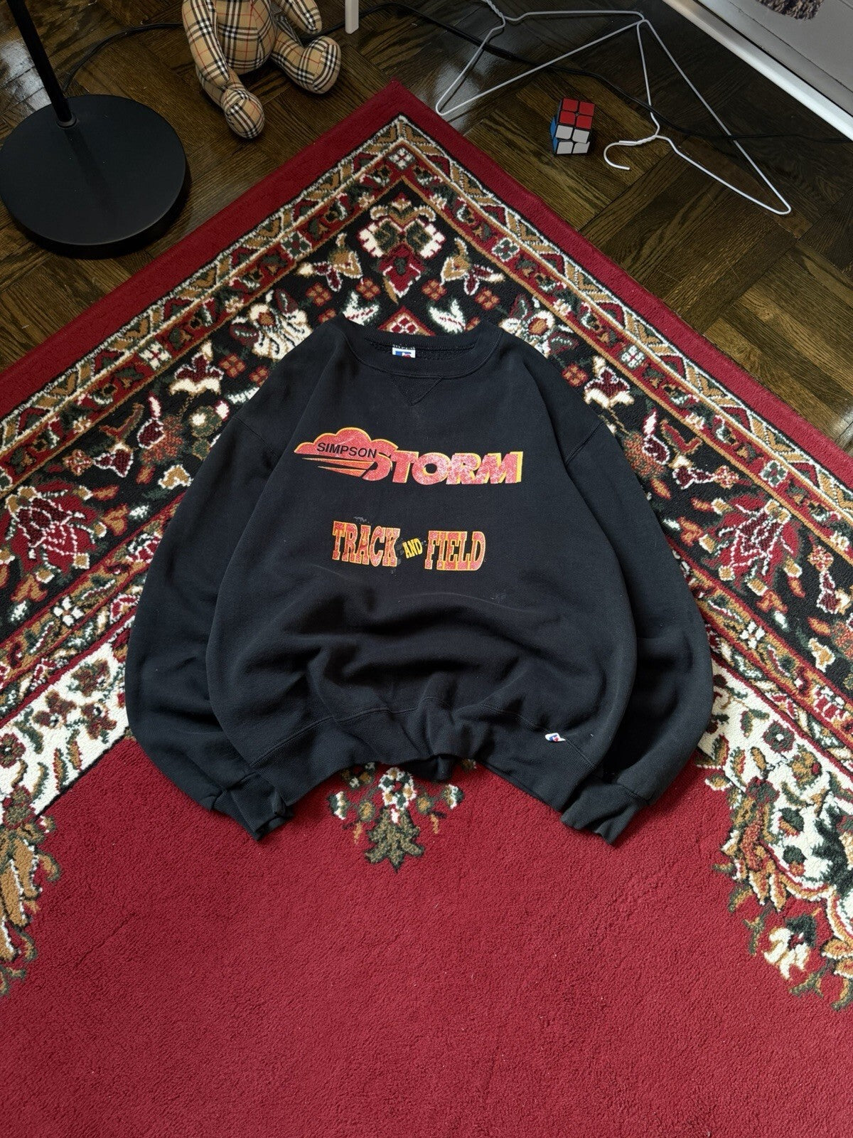 VTG Russell Athletic 90s Simpson Storm Football Sweatshirt Crewneck Pullover