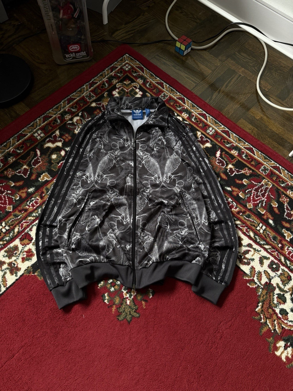 Adidas Originals x Carnovsky RGB Сhameleon X-ray Skeleton Track Jacket Size M