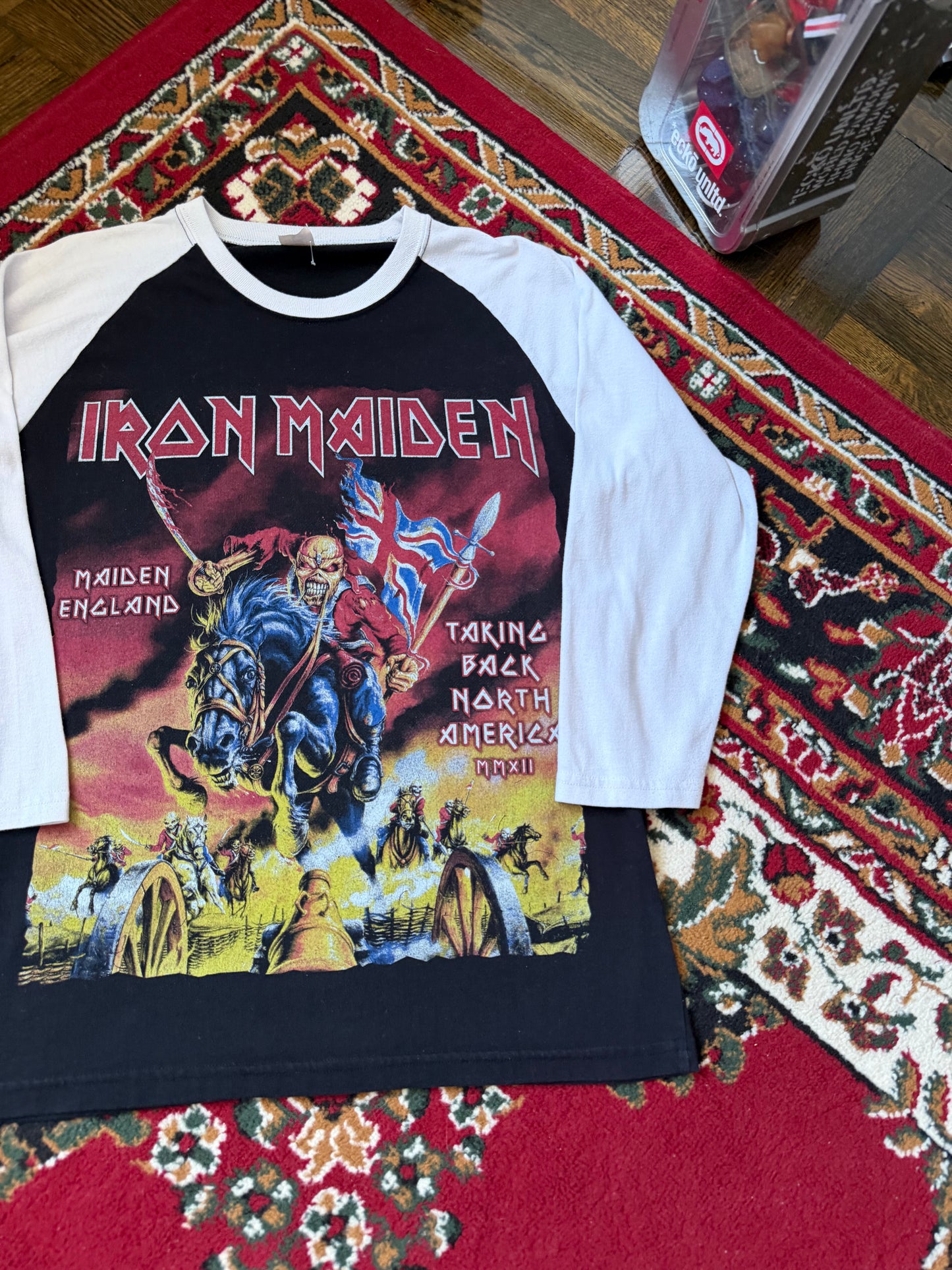 Iron Maiden 3/4 Sleeves Double Sided Tour Tee T-shrit