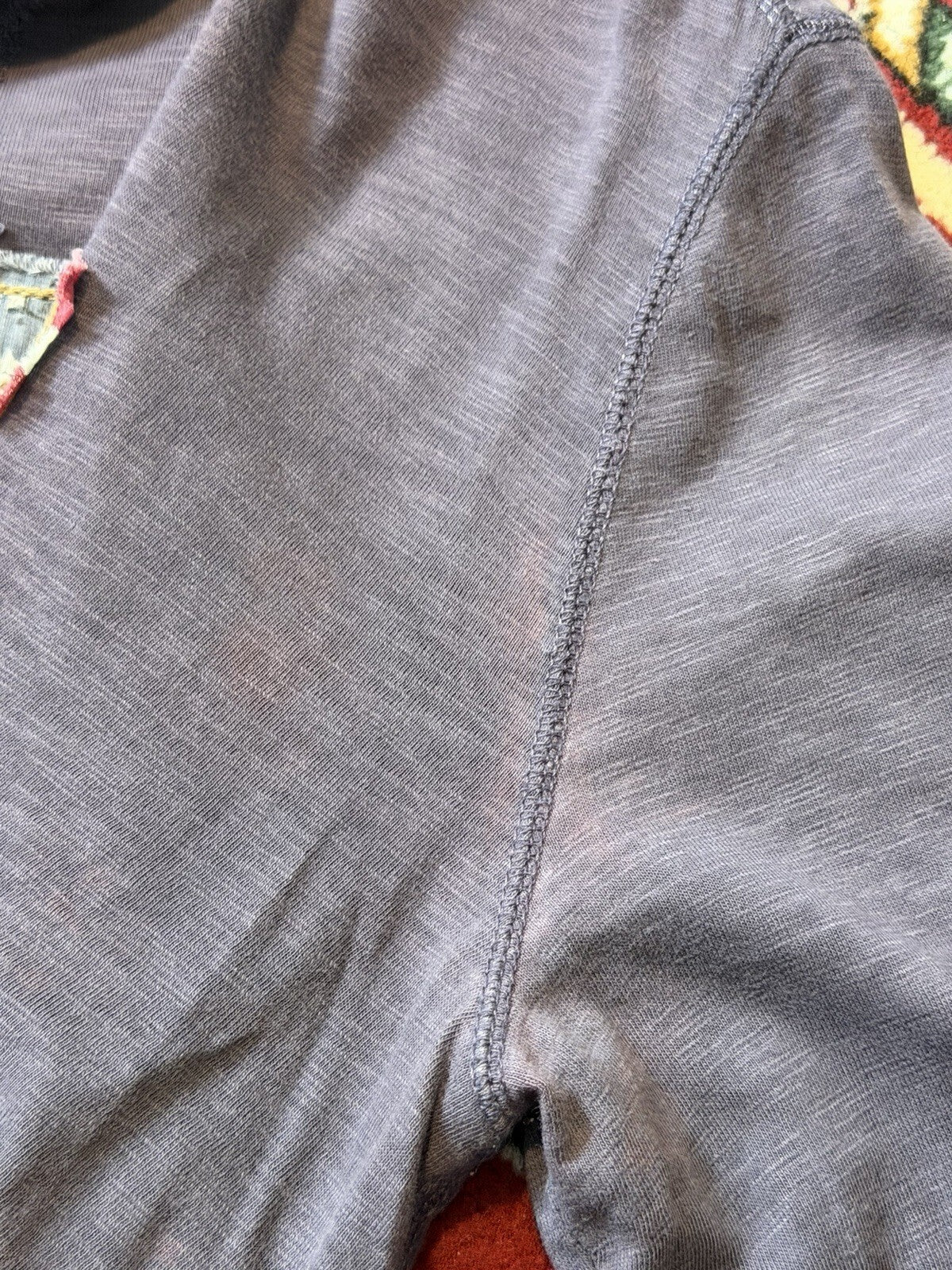 Polo Ralph Lauren Denim & Supply Mens Americana Flag Slim Purple Hoodie Sweater