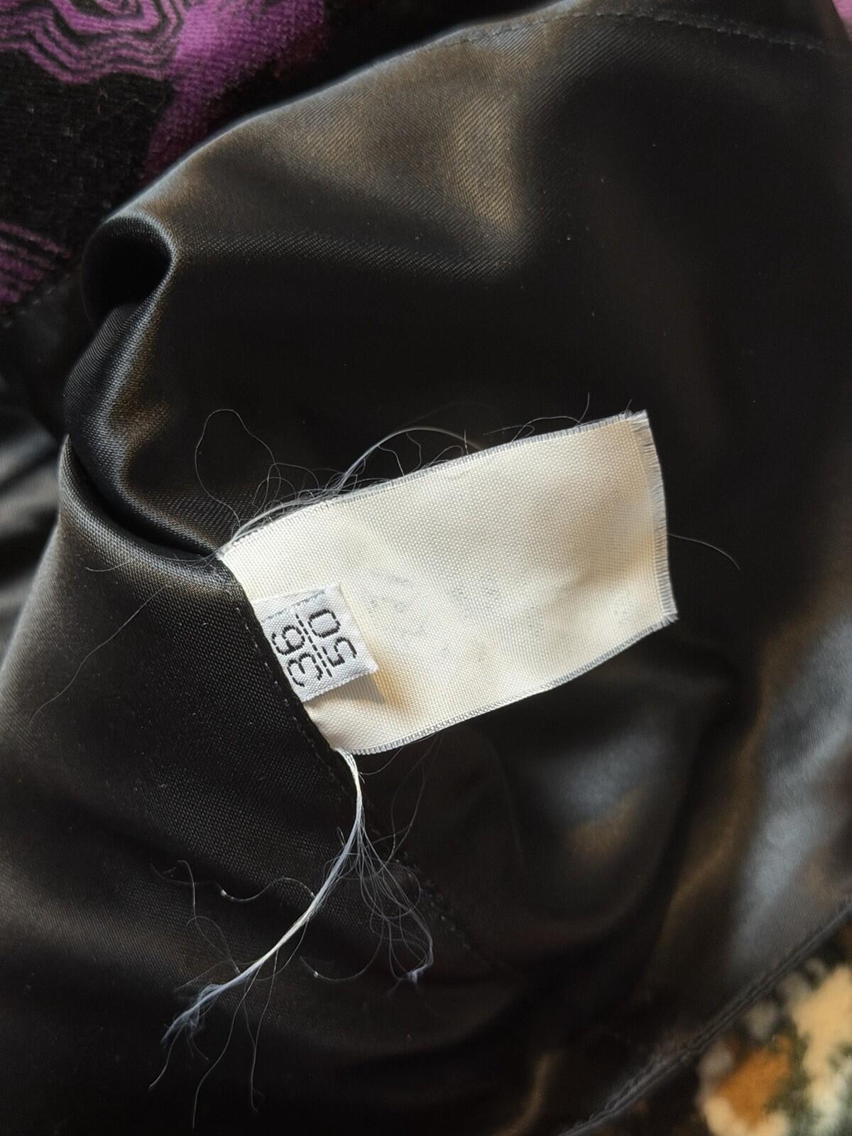 Vintage VERSUS Gianni Versace Purple Velvet Waistcoat Vest Made In Italy 90s