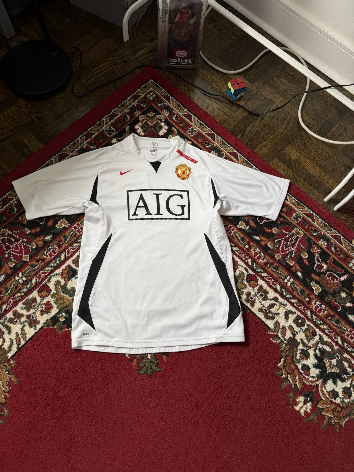 2007/2008 Manchester United Training Jersey Shirt Kit Nike Jersey T90 — Size L