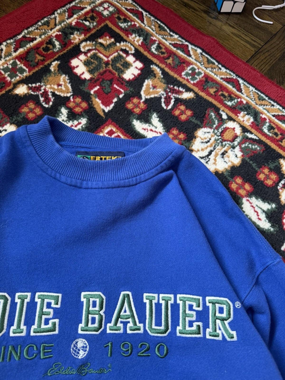 90s Vintage Ebtek Spell Out Logo Eddie Bauer Sweatshirt Crewneck M