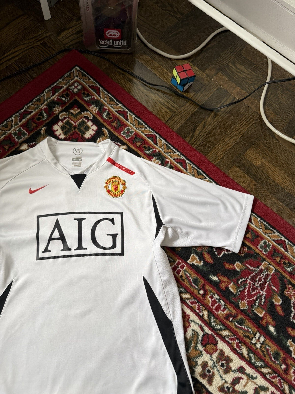 2007/2008 Manchester United Training Jersey Shirt Kit Nike Jersey T90 — Size L