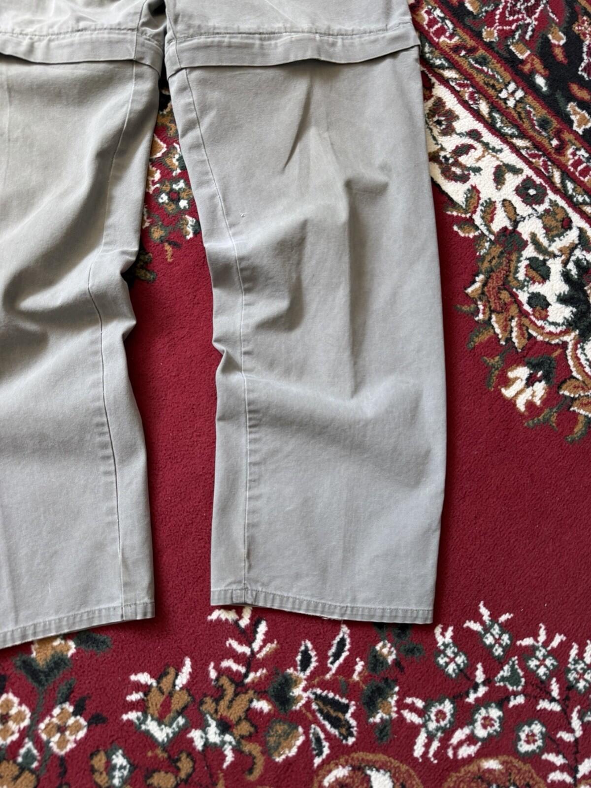 90s Eddie Bauer Vintage Convertible Zip Off Pants Men's 34/32 Hunting Hiking