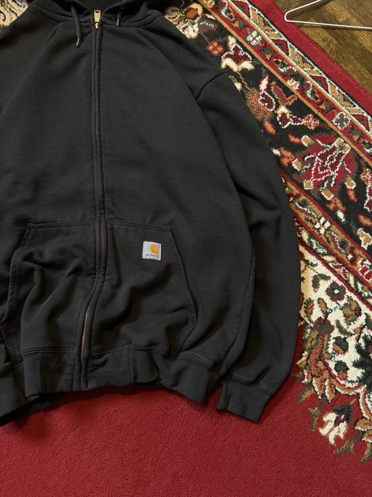 Vintage Carhartt Loose Fit Full Zip Hoodie Size L Mens 00s