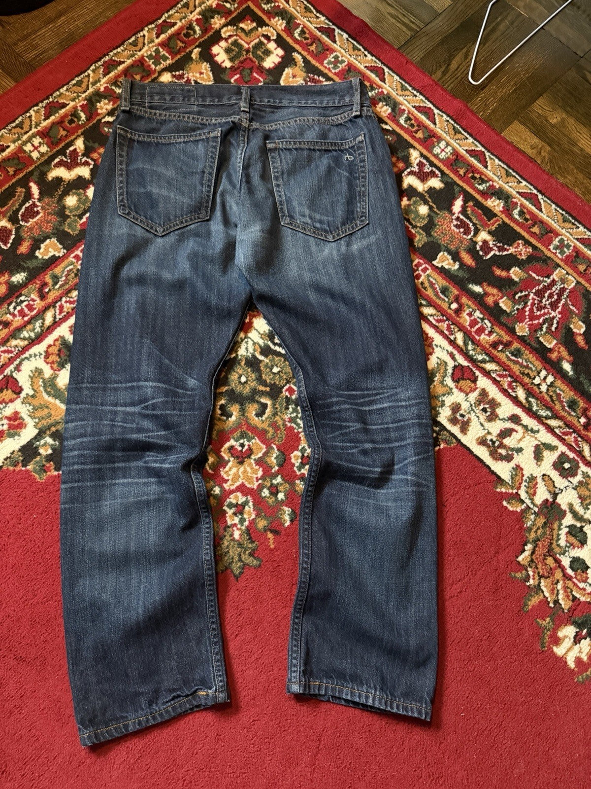 Rag & Bone RB 15X Jeans Mens 31 Slim Straight Button Fly Handmade in USA