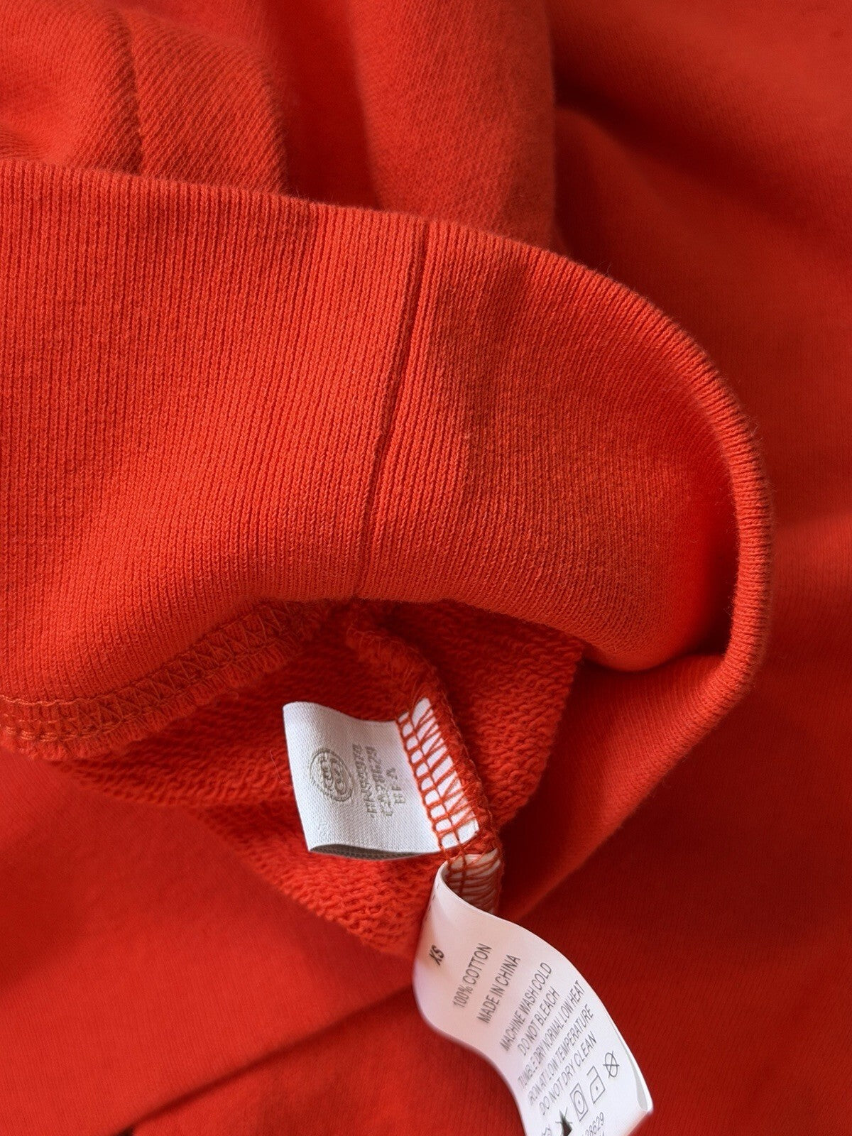 Stussy Sport Oversized Red Hoodie