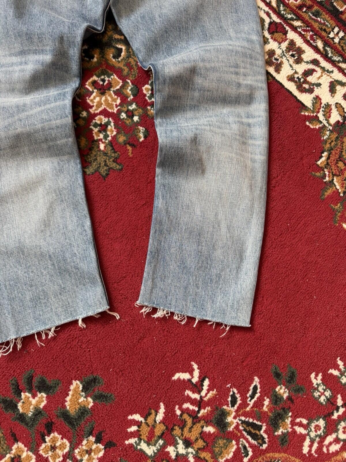 Rag & Bone Cotton Ripped Distressed Jeans Size 27 Blue Rare Design