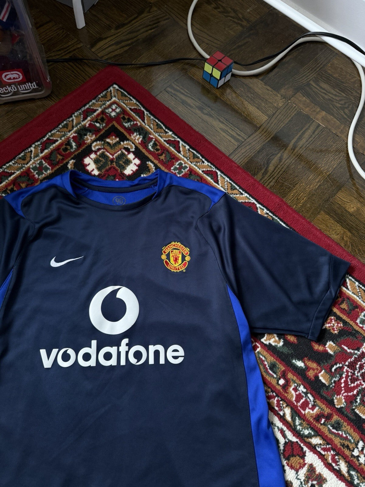 Manchester United 2004/2005 Training Pre-Match Football Soccer Shirt Jersey Nike