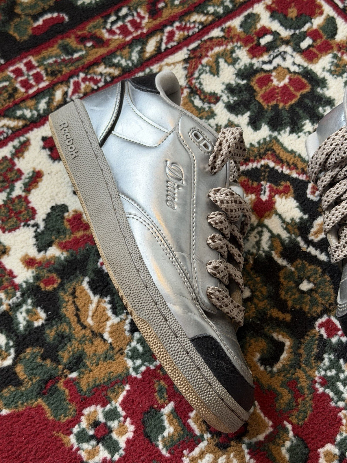 Reebok x Dime Club C Bulc Silver Metallic Rare Limited