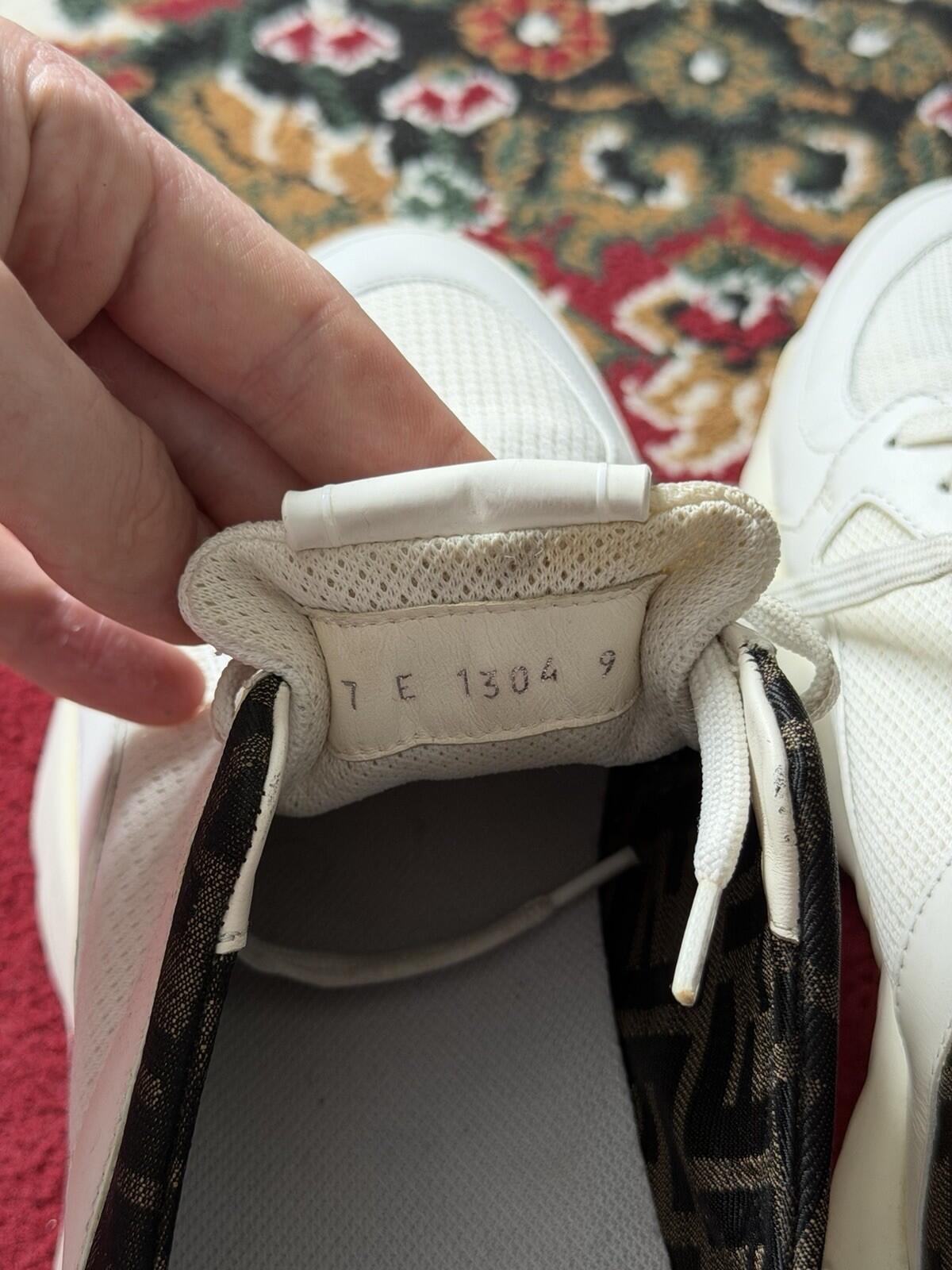 FENDI Tech Fabric Zucca FF Logo Sneakers Size: 9