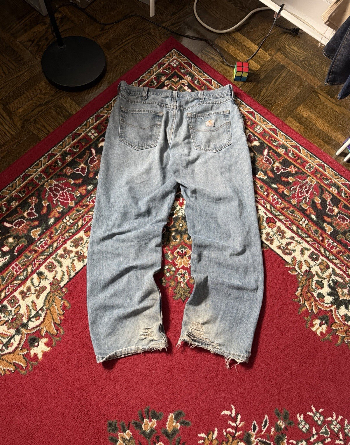 Carhartt Relaxed Fit Vintage Distressed Jeans Size 36x30 Y2K
