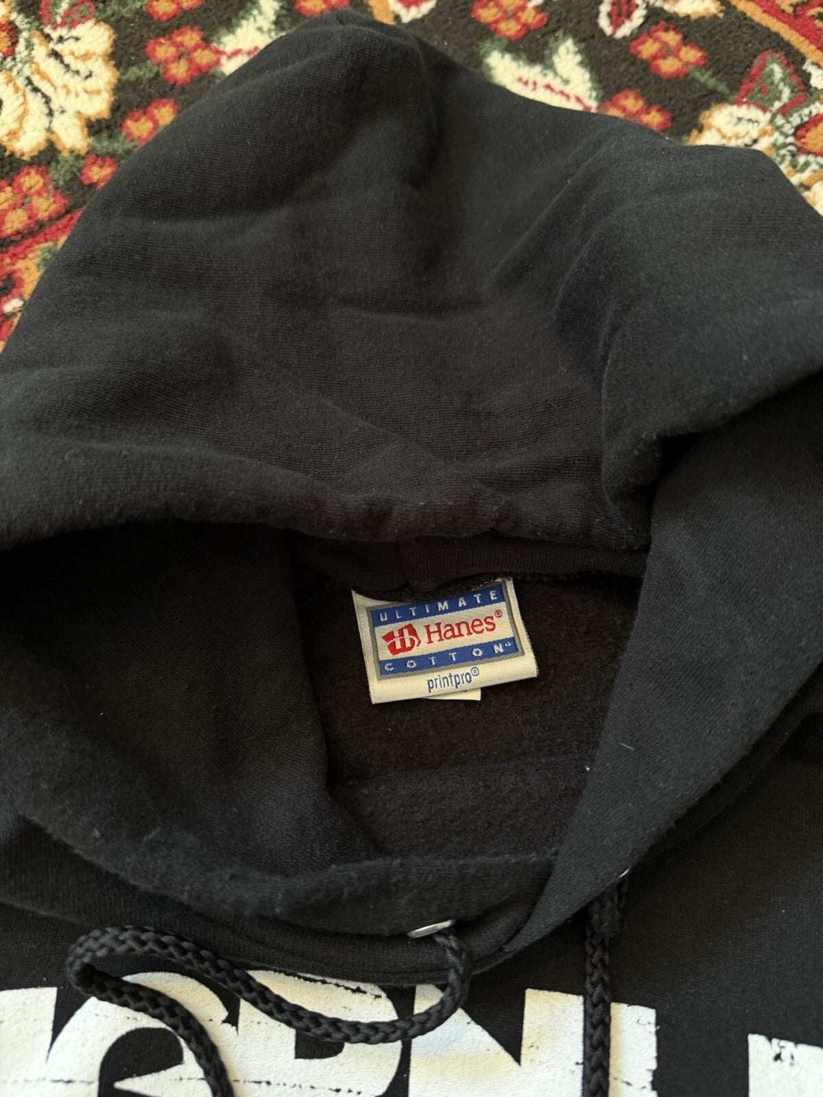 90s Thornley Double Sided Logo Hoodie Vintage Concert Tour