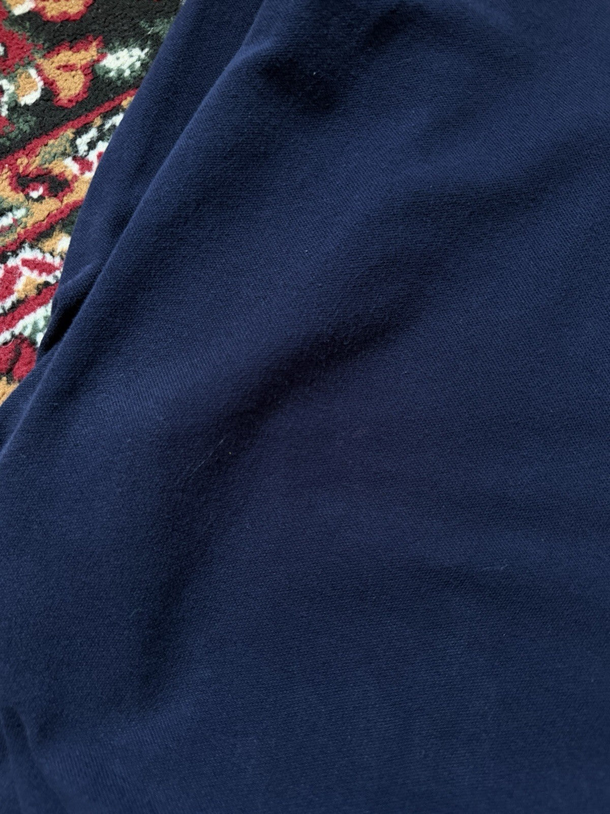 Vintage Polo Ralph Lauren Men Big Pony #3 Rugby Polo Long Sleeve Navy (Sz L) USA