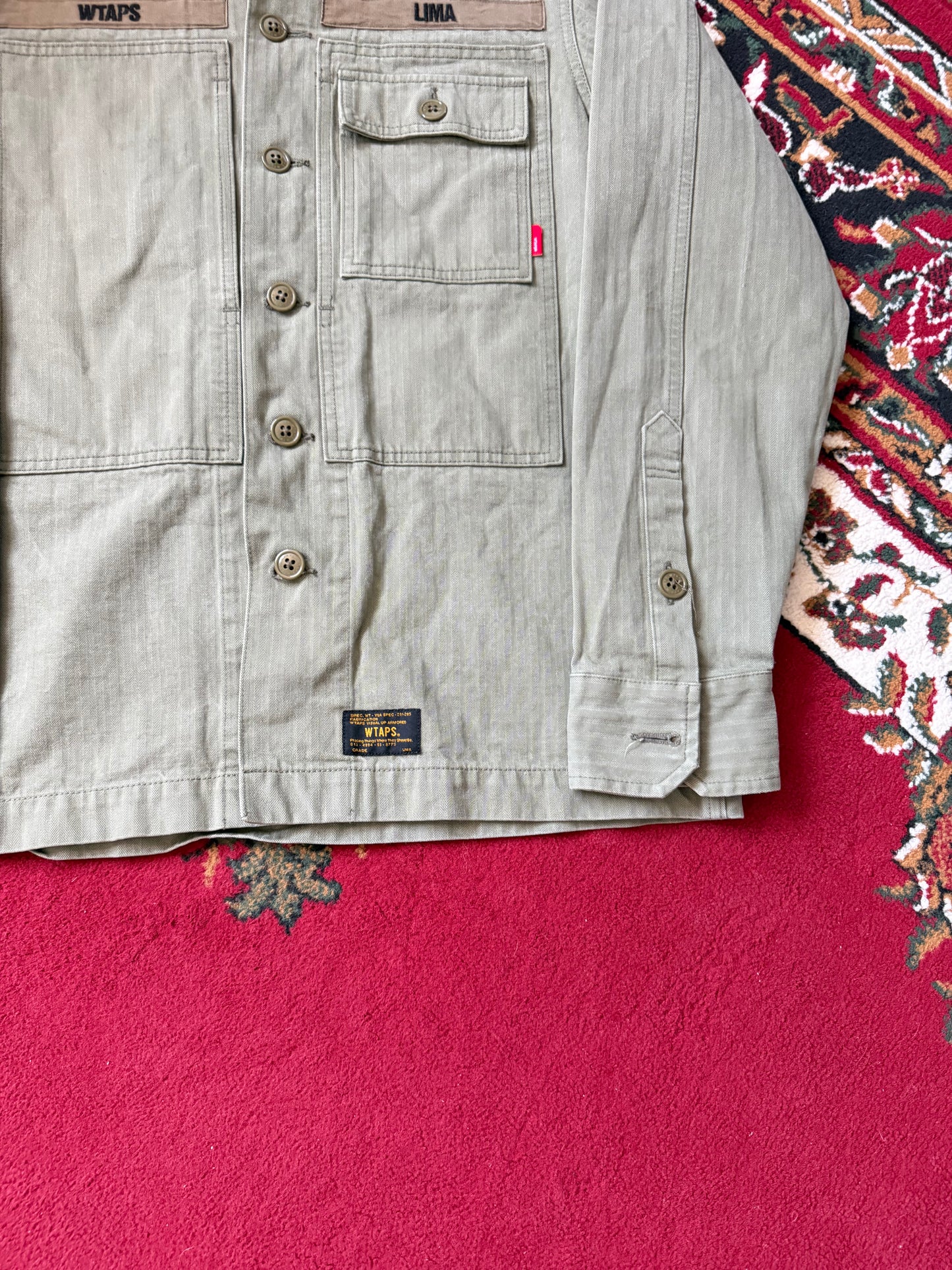 Wtaps Buds Lima Green Fiel Jacket Made in Japan