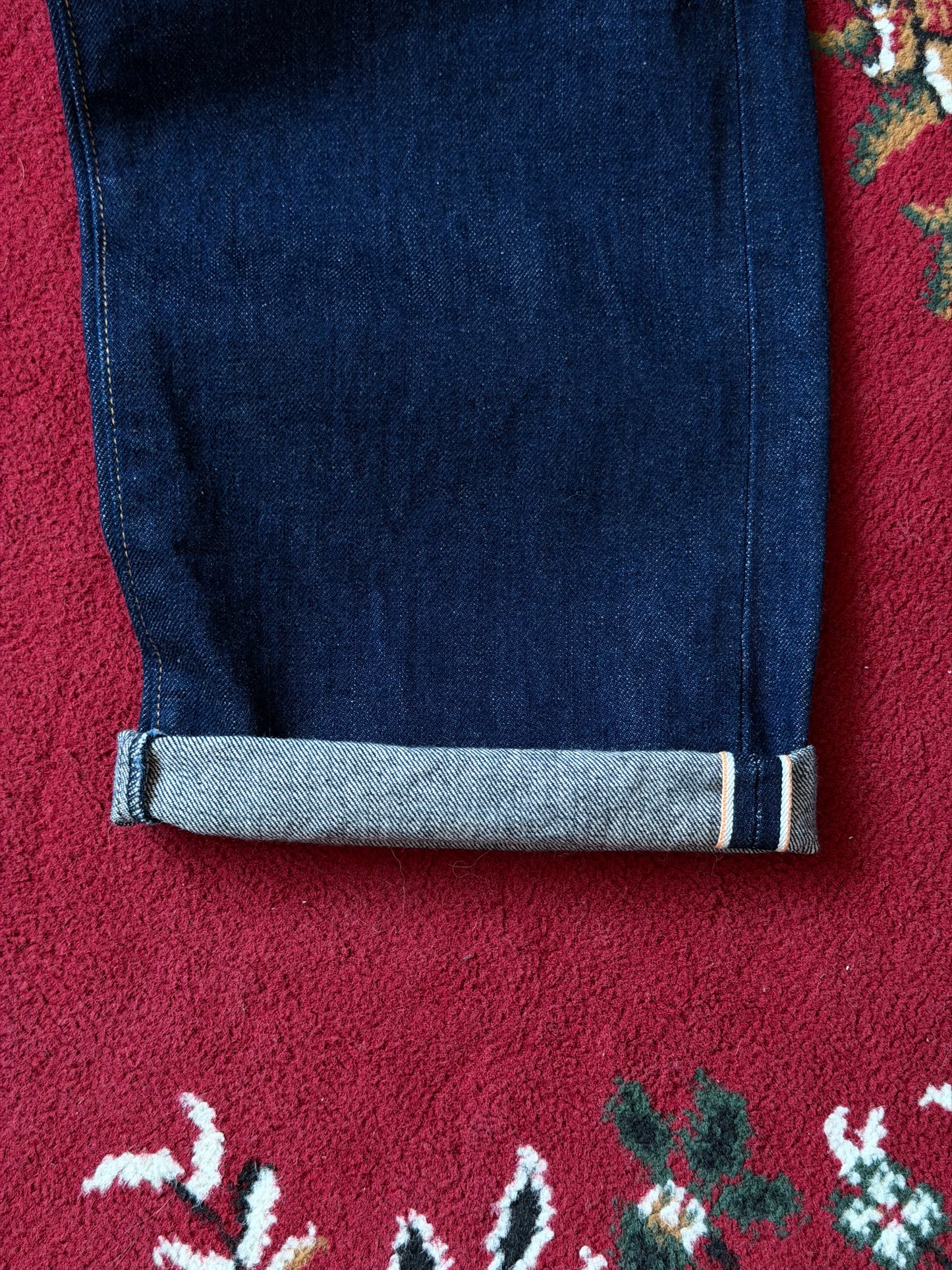 Imogene + Willie Mens Hank Straight Selvedge Raw Denim Jeans