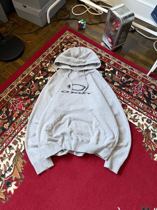Oakley Center Logo Gray Hoodie